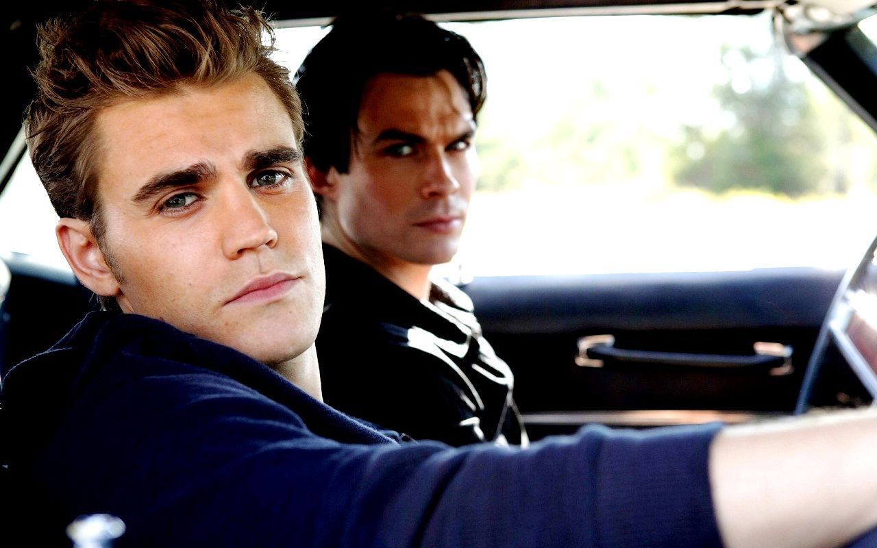 Damon and Stefan Salvatore Wallpaper: Damon&Stefan ✯. Damon and stefan, Paul wesley, Vampire