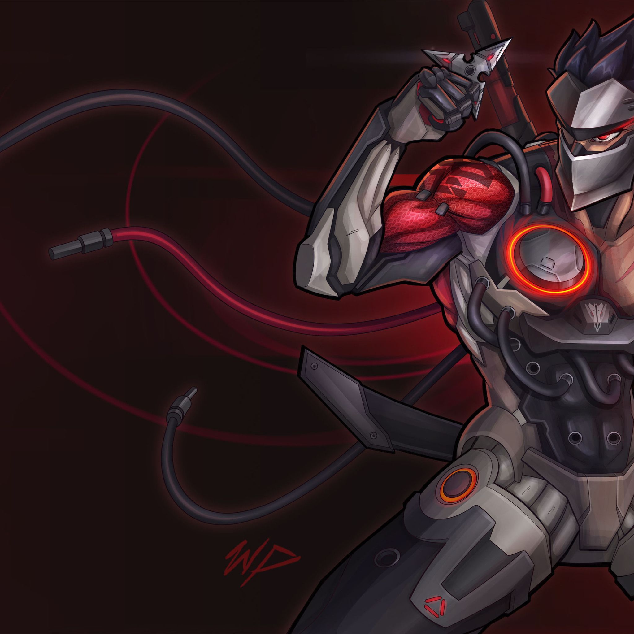 Genji Blackwatch iPad Air HD 4k Wallpaper, Image, Background, Photo and Picture