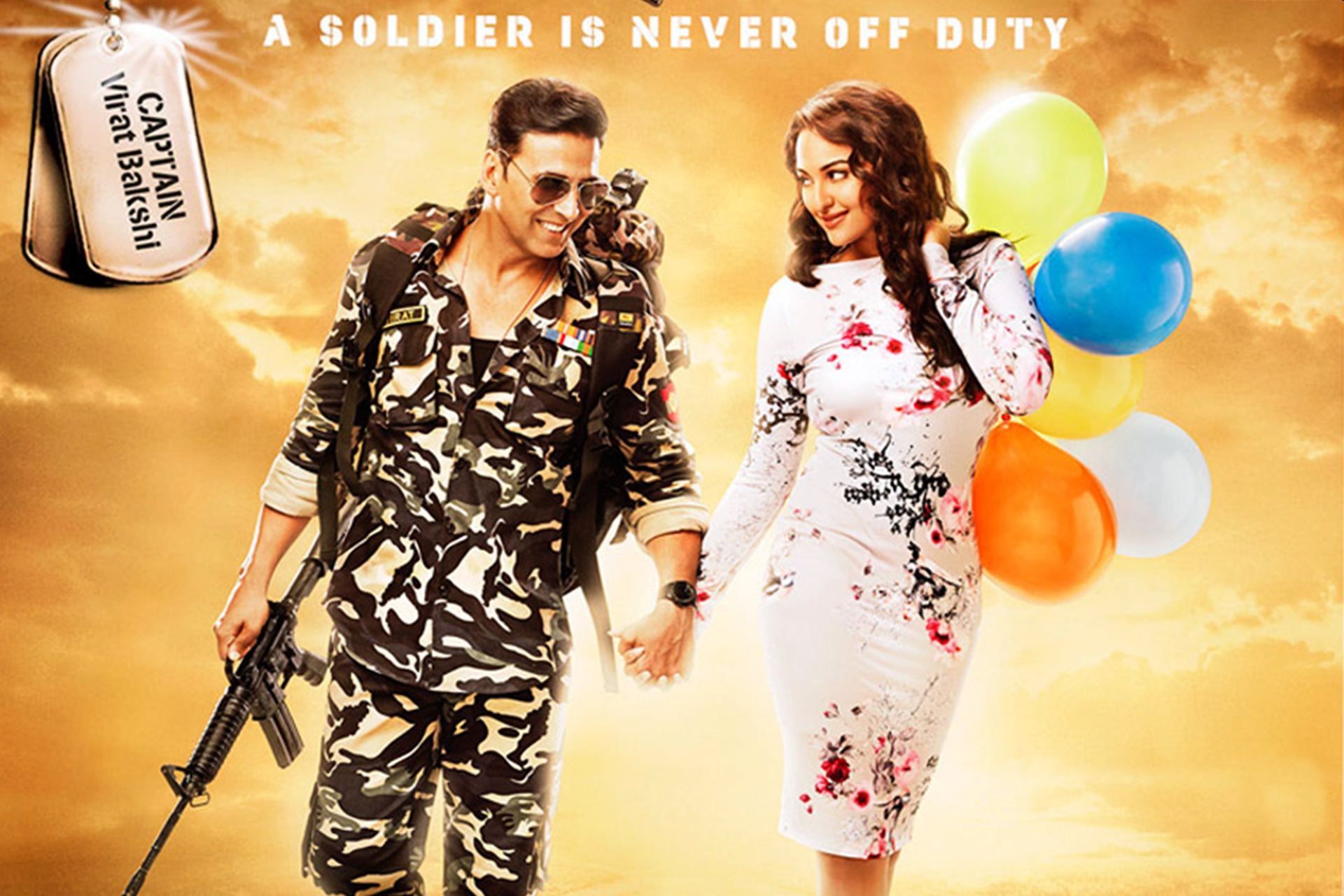 Sonakshi Sinha And Akshay Kumar In Holiday