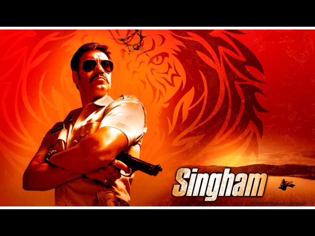 Bollywood Wallpaper: Singham Hindi Movie Wallpaper Movie, Film, Cinema, Drama, Serial, TV, Book Synopsis