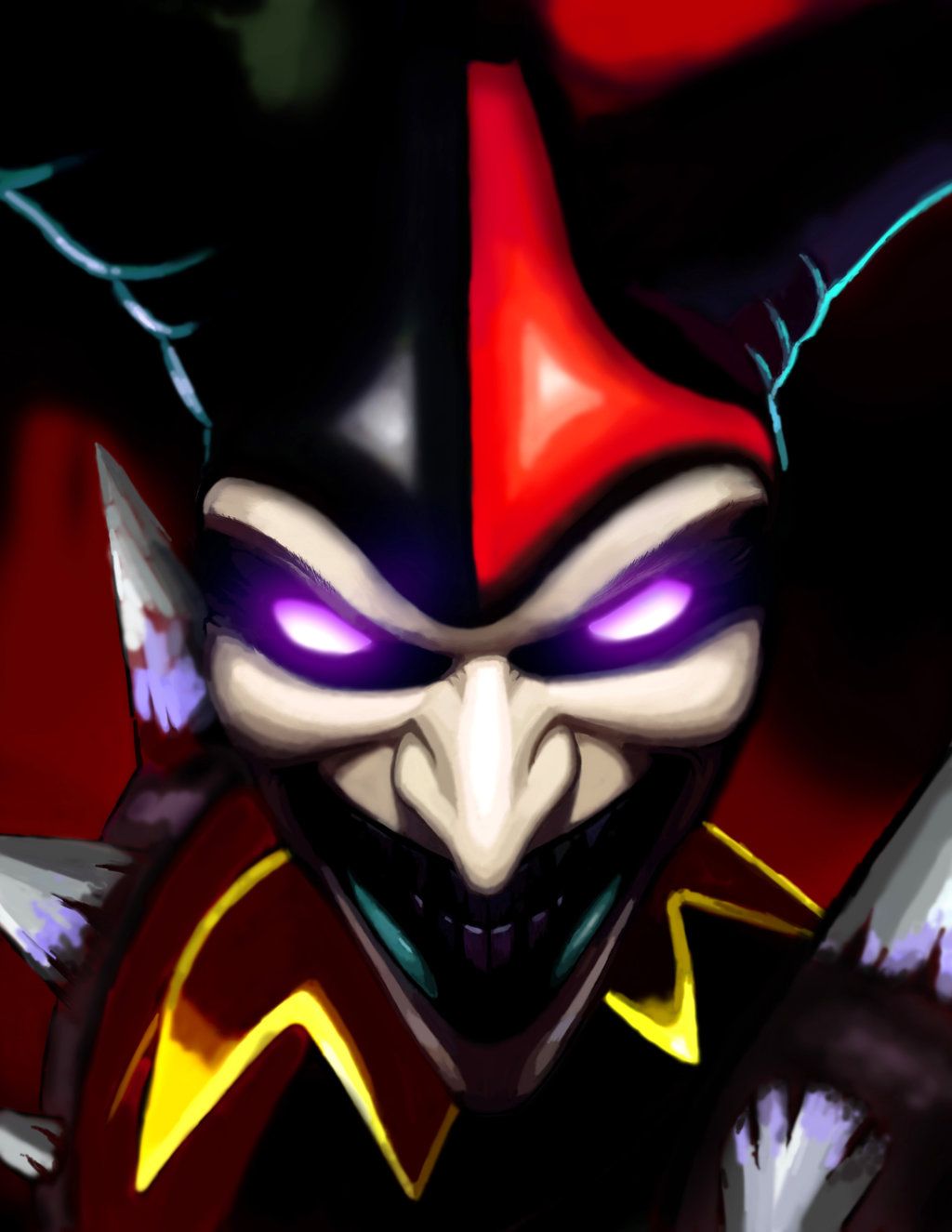Shaco, The Demon Jester. League of Legends. League of legends, League of legends characters, Joker artwork