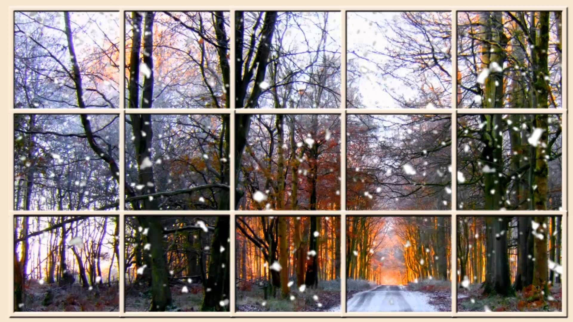 Winter Window Scene. Forest (living Wallpaper with Ambient Fireplace Audio). Winter window, Wallpaper, Christmas wallpaper