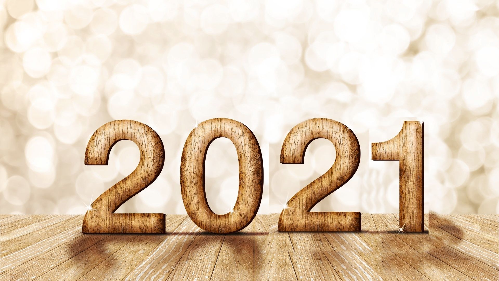 Happy New Year 2021 Background Wallpaper 1920×1080