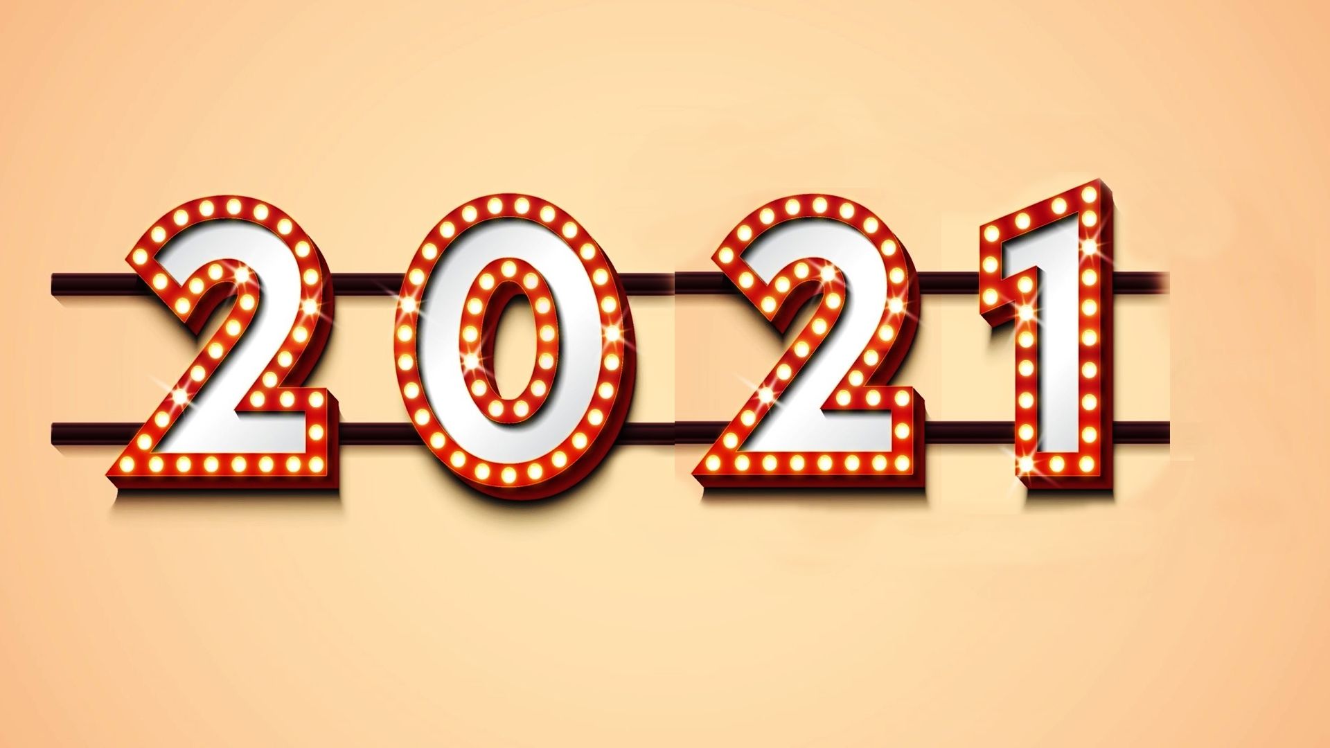 Happy New Year 2021 Background Wallpaper 1920×1080