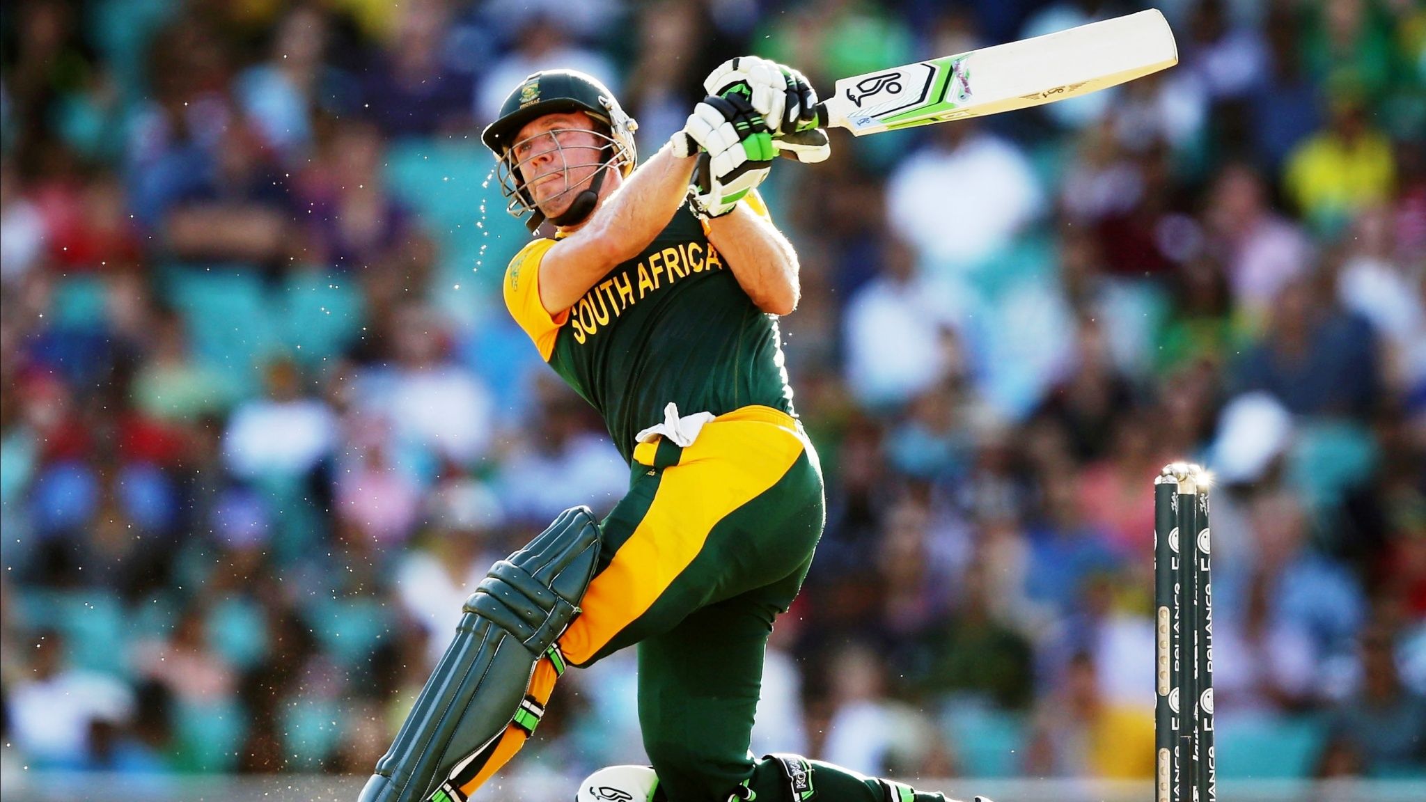 Ab De Villiers Batting Wallpaper