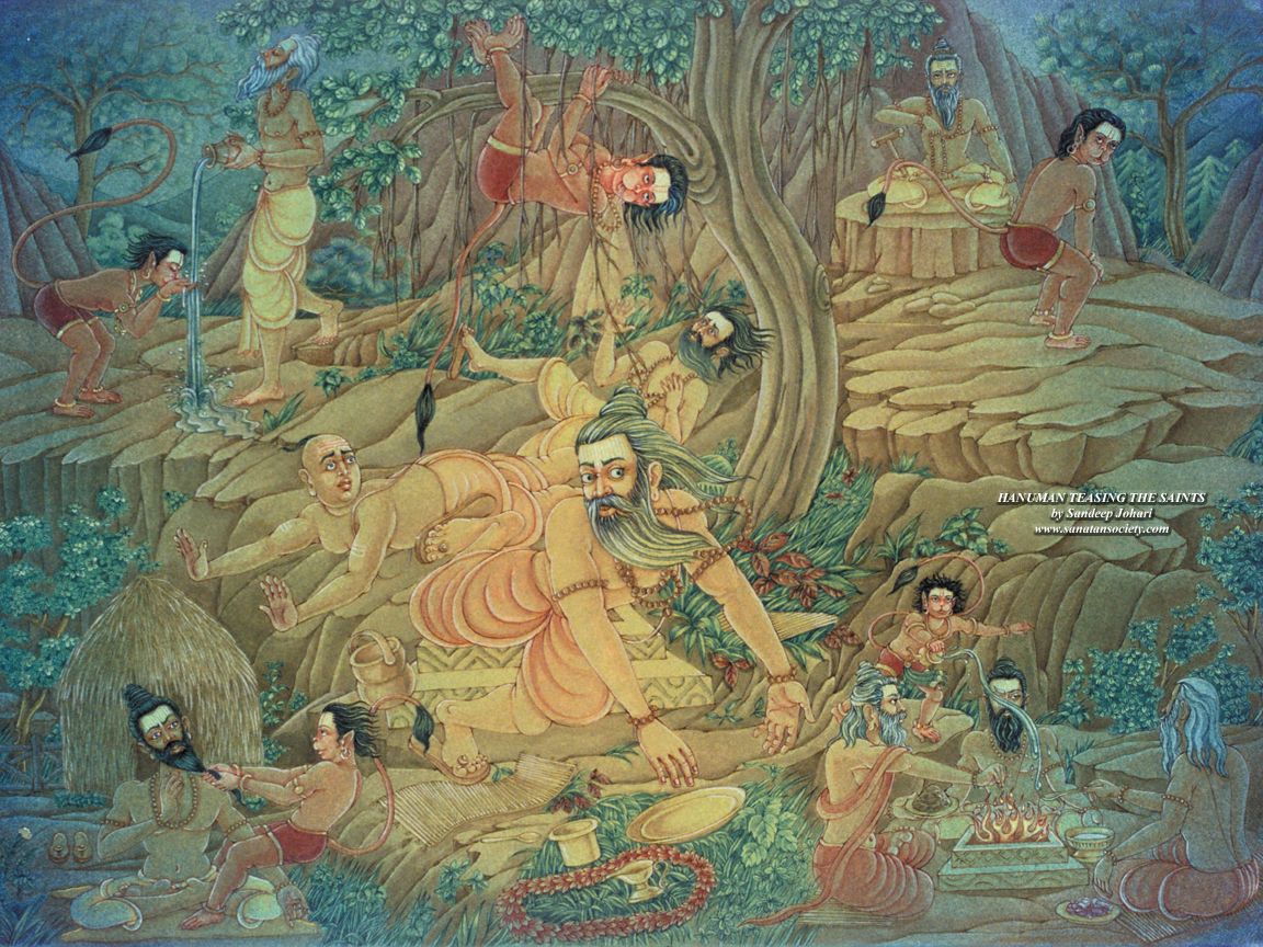 Free Desktop Wallpaper Hindu Gods Ganesha, Hanuman, Shiva