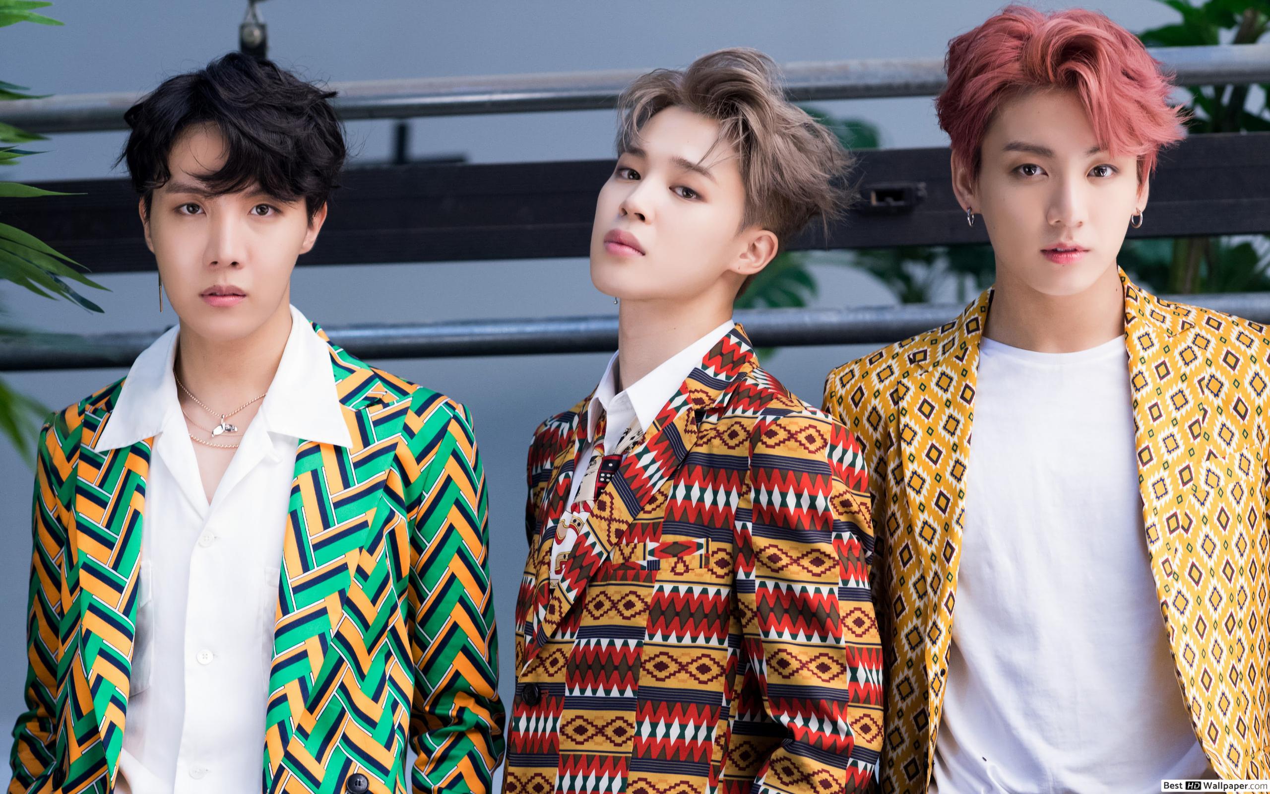 Jimin With Jungkook & J Hope (BTS Idol) HD Wallpaper Download