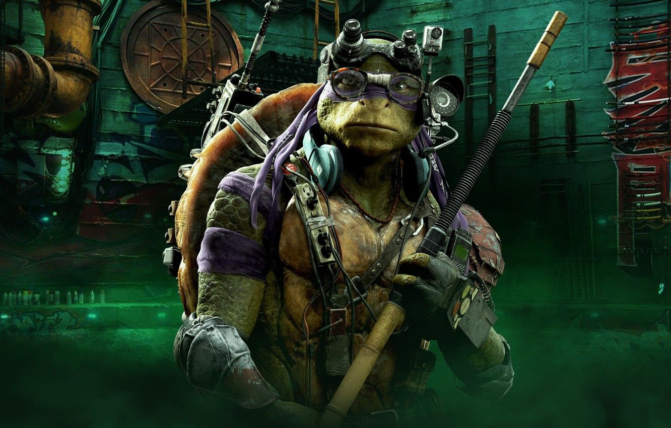 Wallpaper cinema, TMNT, Donatello, movie, Teenage Mutant Ninja Turtles, ninja, hero, film, shinobi, yuusha, bysachso74 image for desktop, section фильмы
