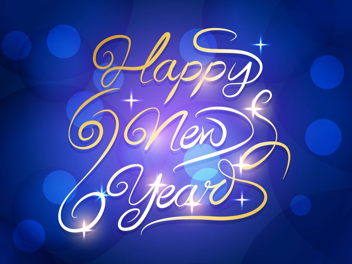 Happy New Year with blue and purple. Happy new year image, Happy new year quotes