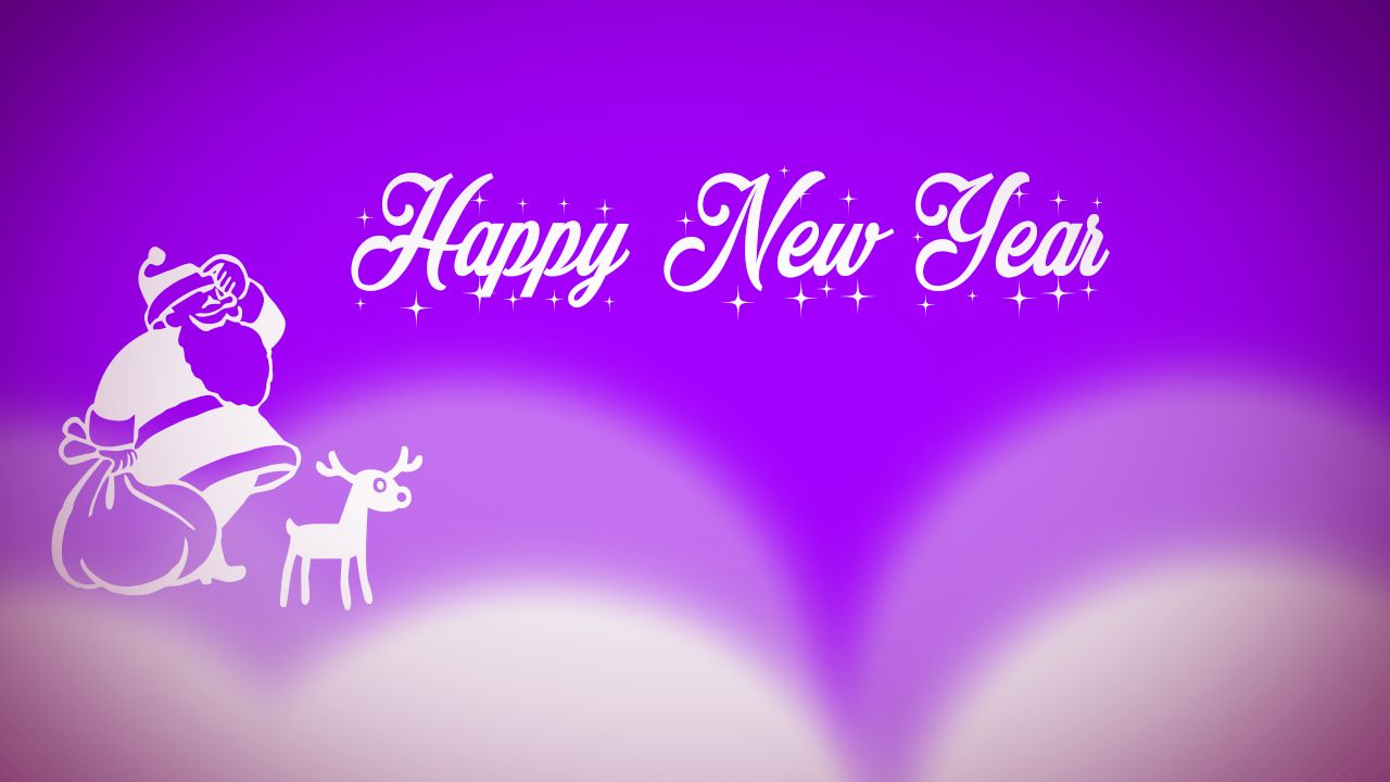 HD New Year Photo, Background, Happy, New, Purple, Year, Events