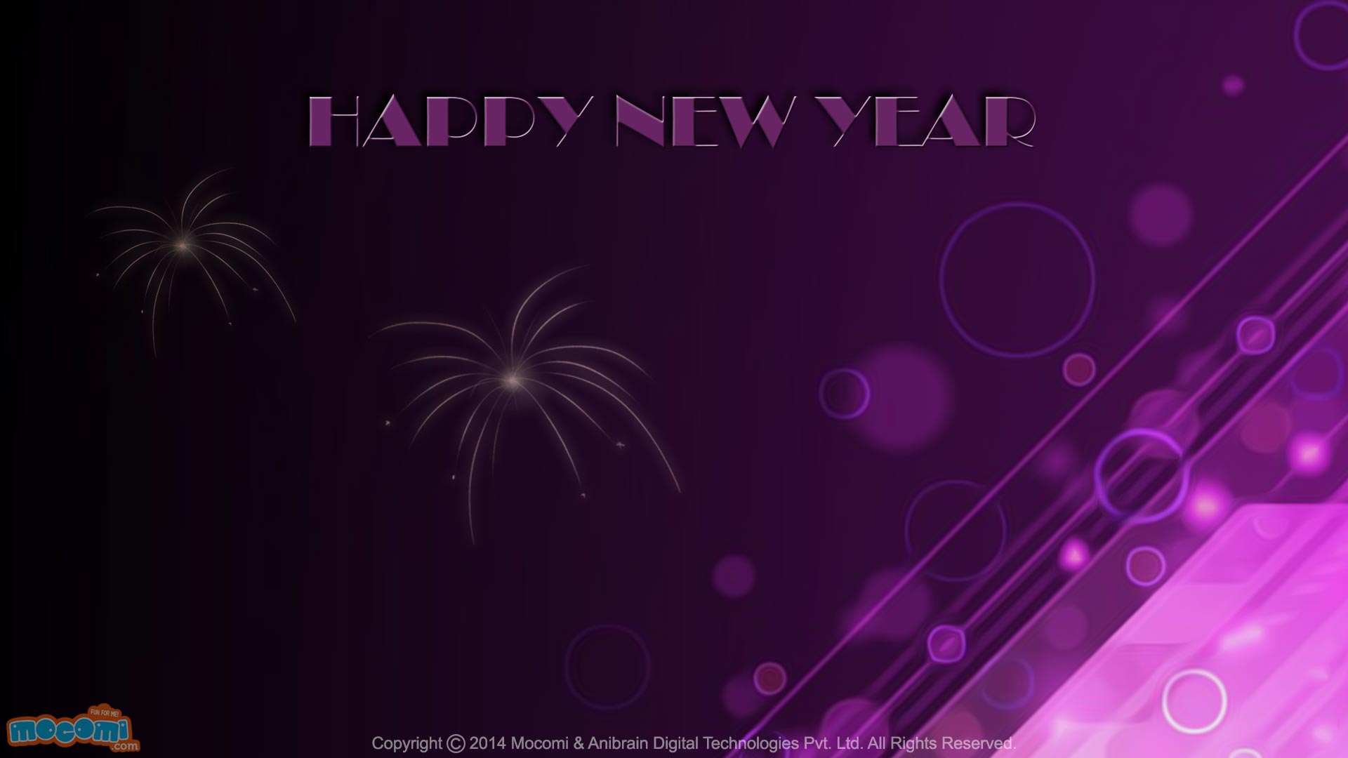 Purple Happy New Year Wallpapers Wallpaper Cave