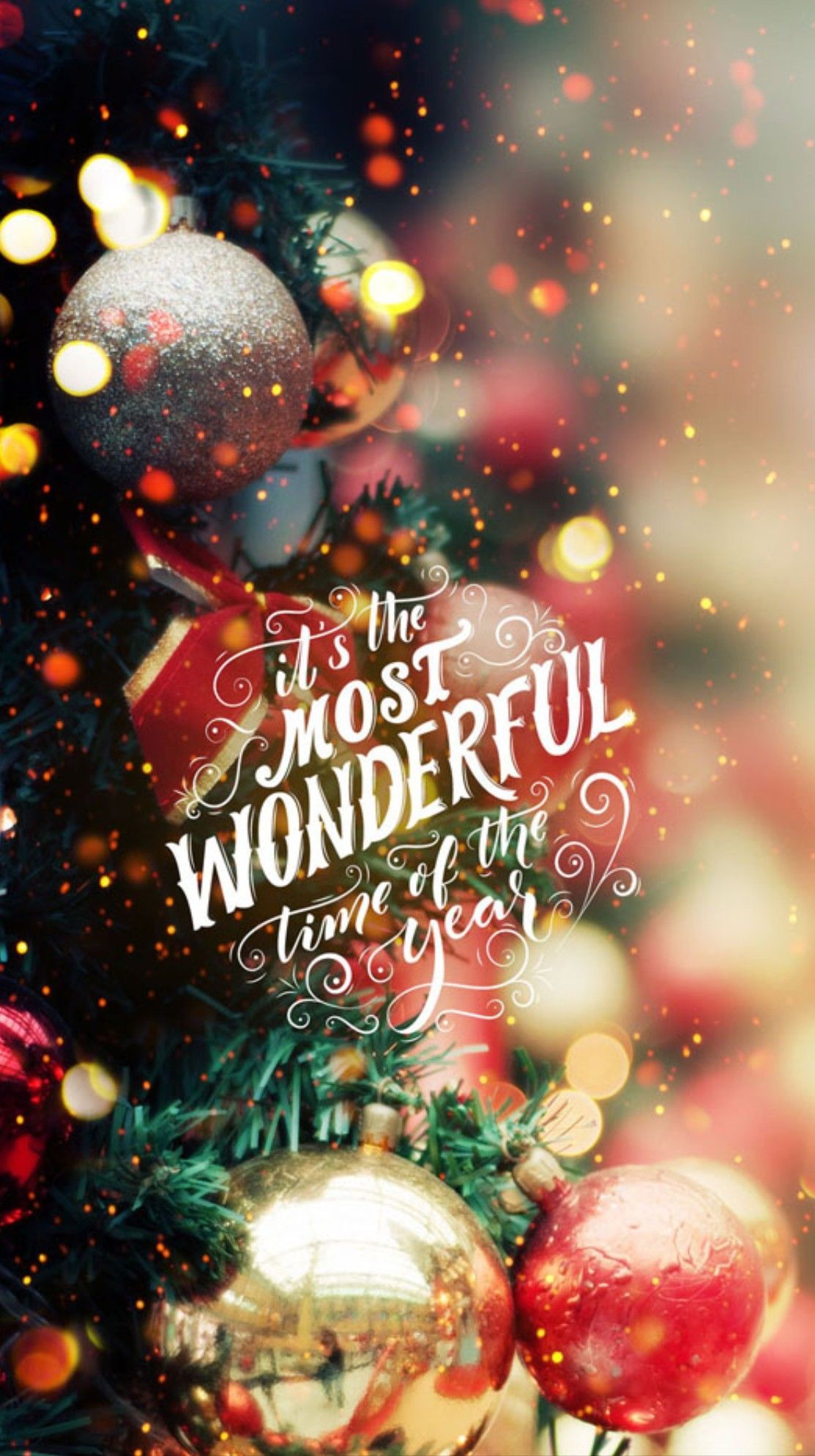 It's the Most Wonderful Time. Merry christmas wallpaper, Wallpaper iphone christmas, Christmas wallpaper