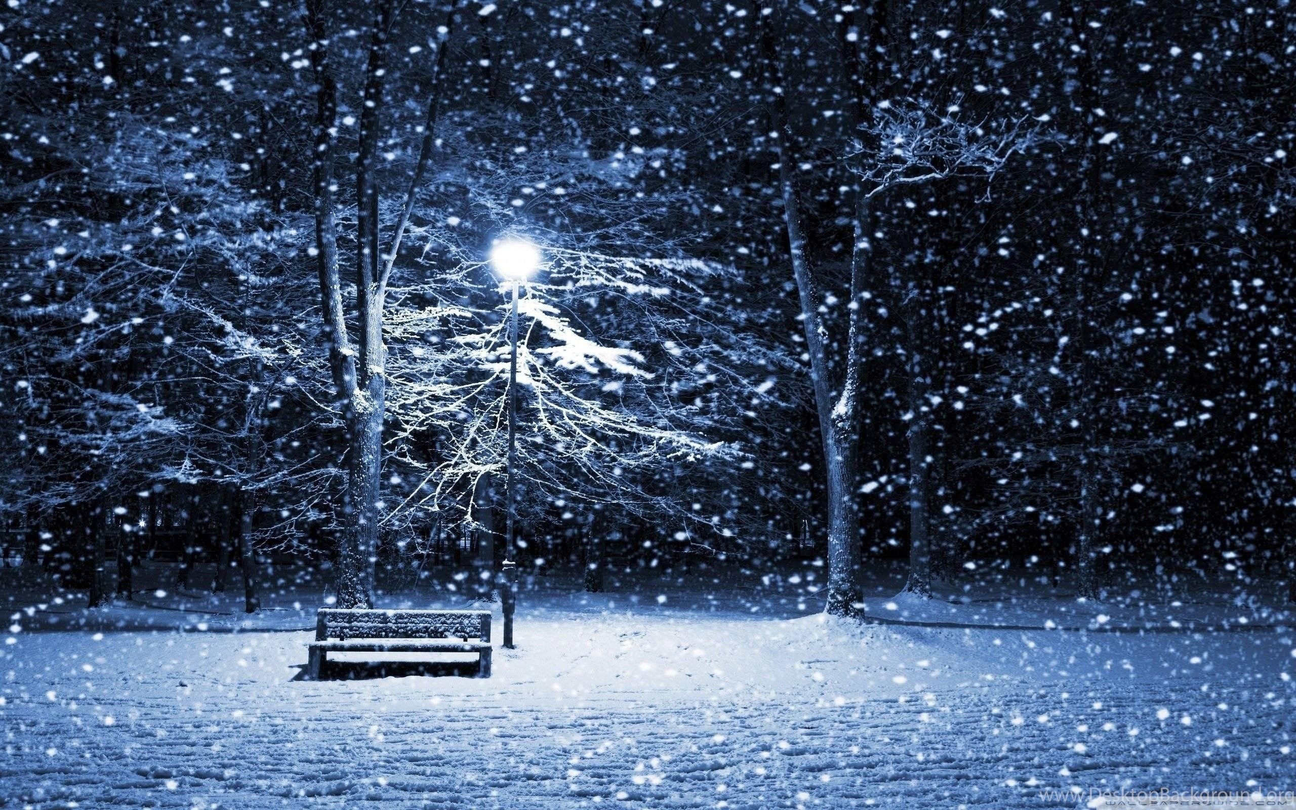 Christmas Winter Scenes Desktop Wallpaper Desktop Background