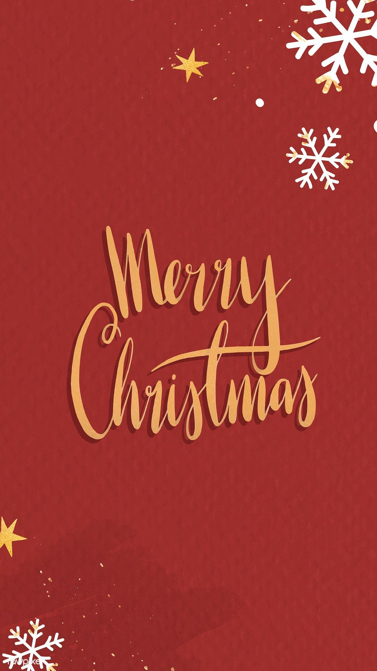 Gold Merry Christmas on red mobile phone wallpaper vector. premium image by raw. Wallpaper iphone christmas, Merry christmas background, Cute christmas wallpaper