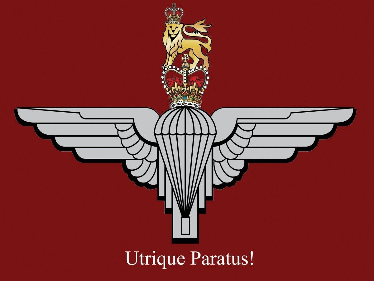 BRITISH PARACHUTE REGIMENT. Army badge, Fallen soldier tattoo, Soldier tattoo
