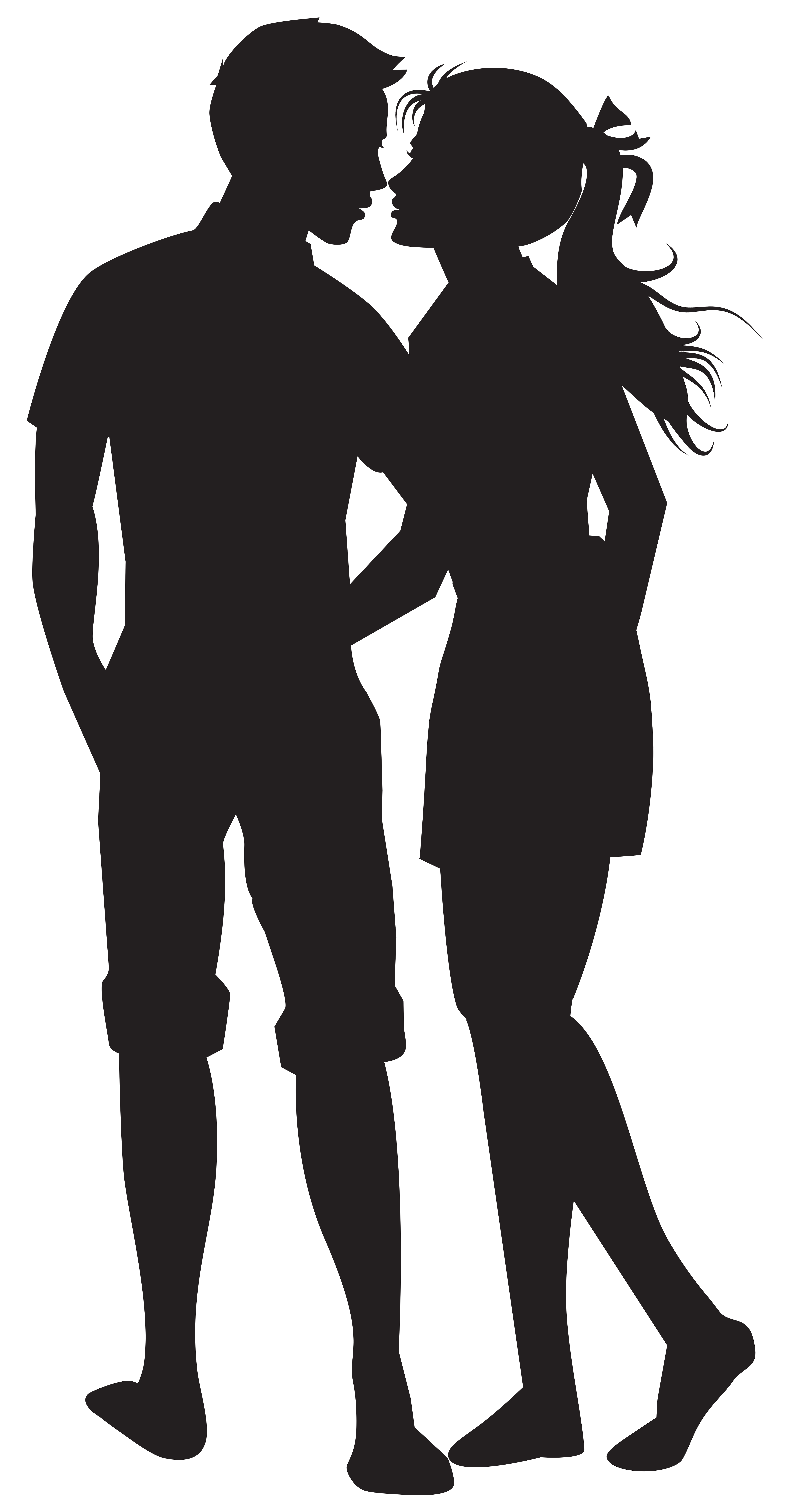 Couple PNG Silhouettes Clip Art Image Quality Image And Transparent PNG Free Clipart