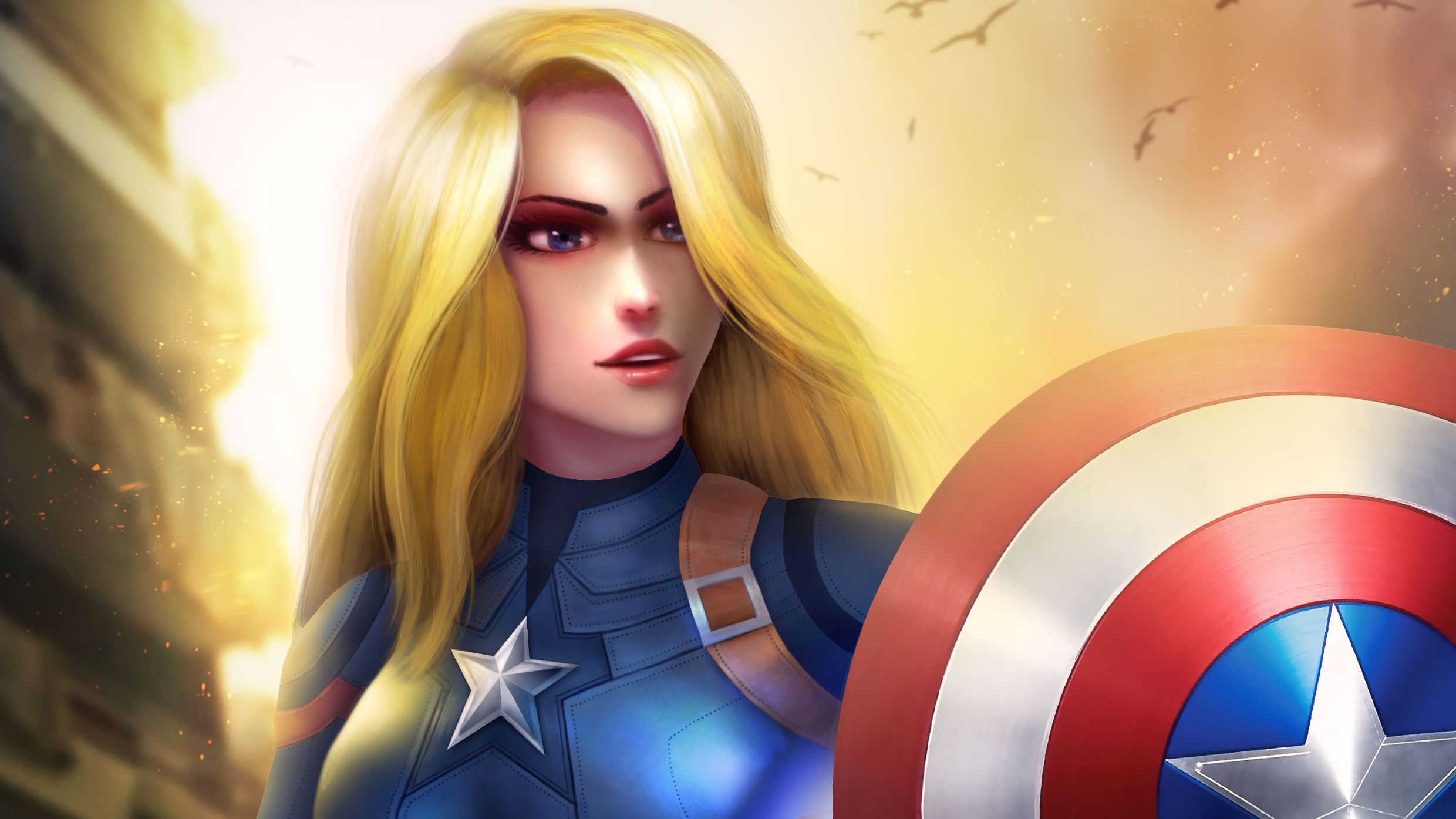 Female Captain America, HD Superheroes, 4k Wallpaper, Image, Background, Photo and Picture