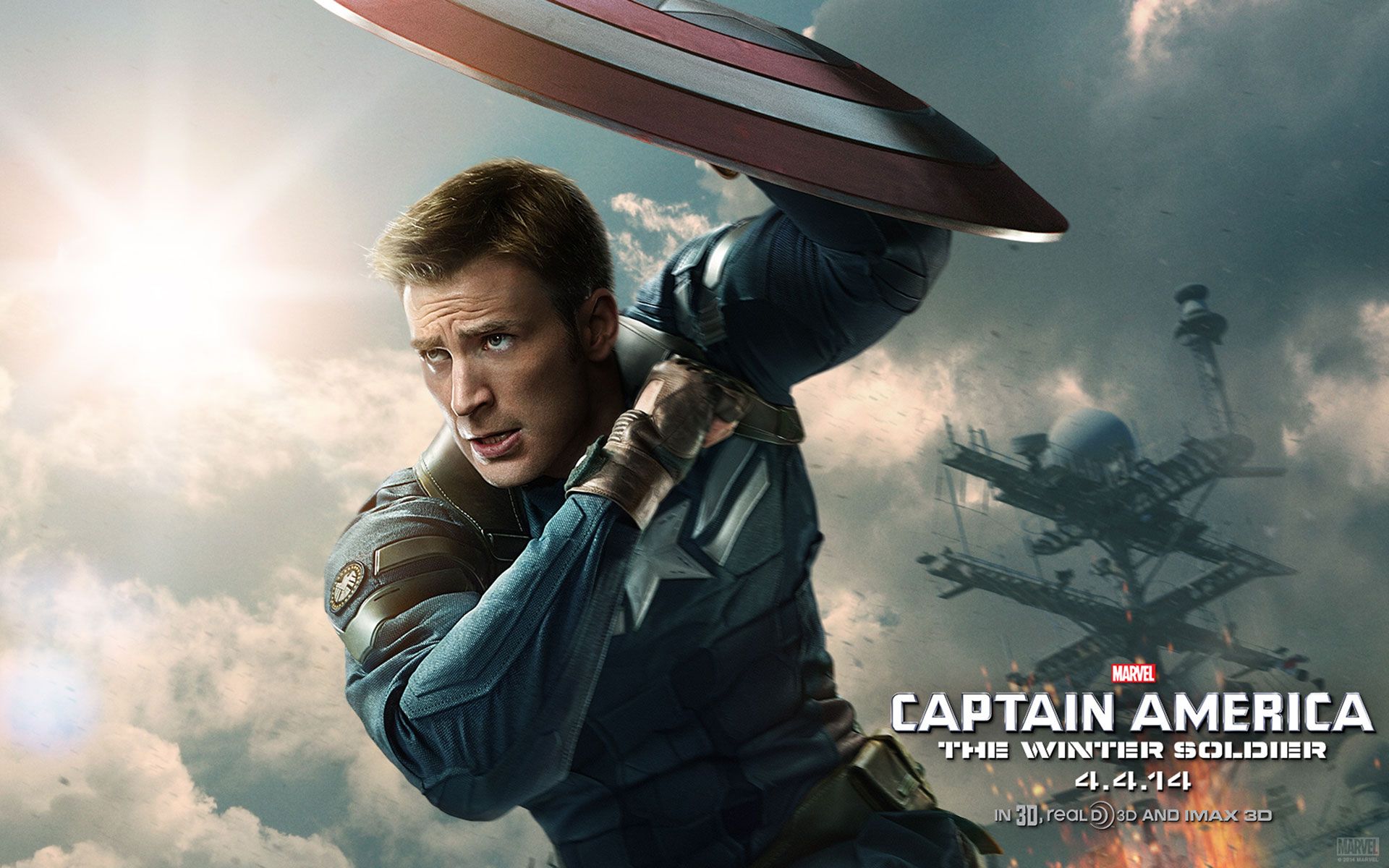 Captain America Wallpaper: Captain America Vs Hydra Shield HD Wallpaper List