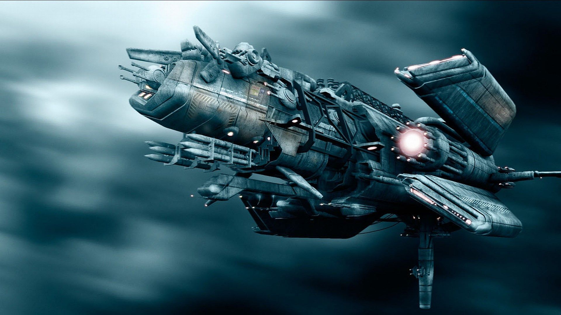 image for Desktop: spaceship wallpaper (Bedford Fletcher 1920x1080). Science fiction illustration, Art, Alien planet