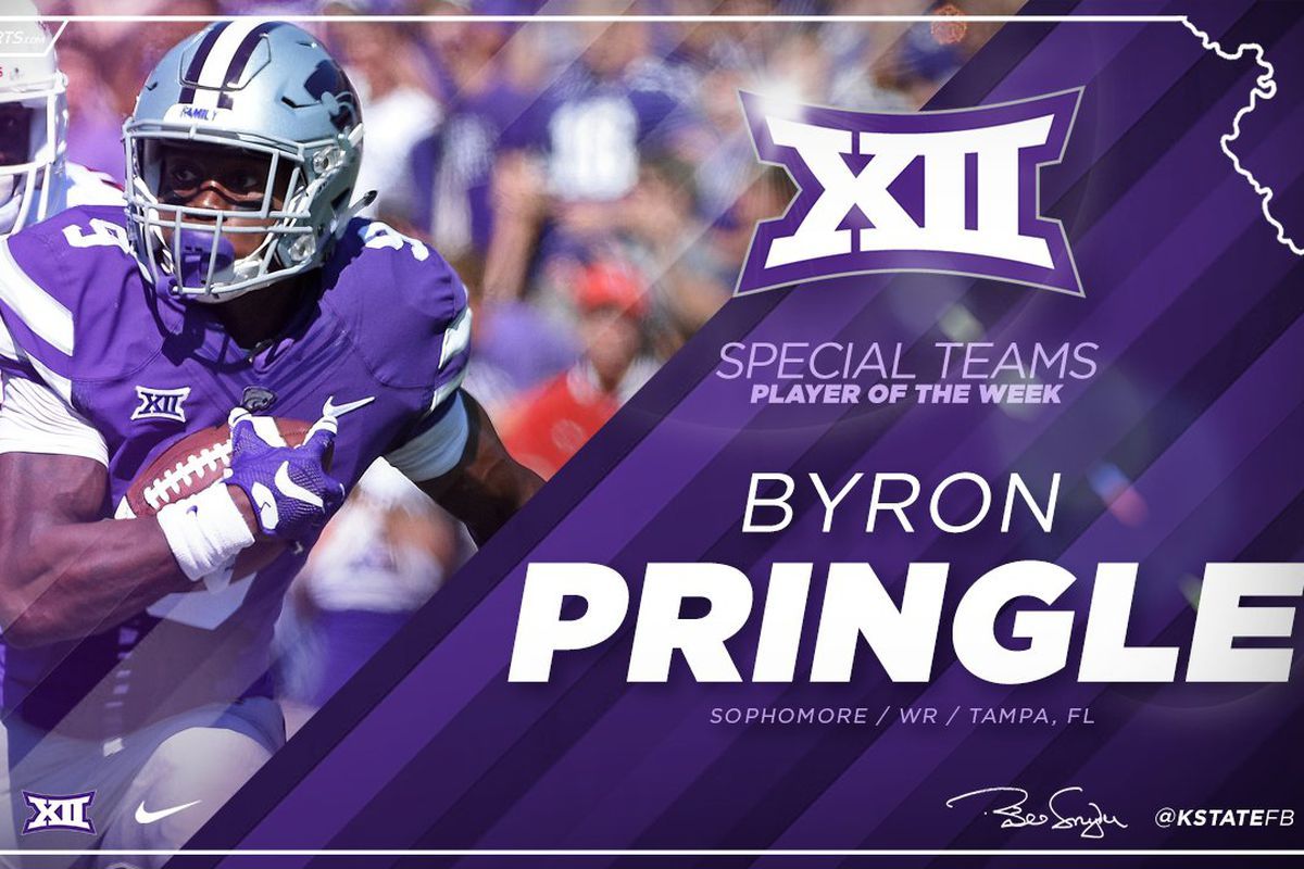 Byron Pringle: First Career Big 12 Honors On The Cats