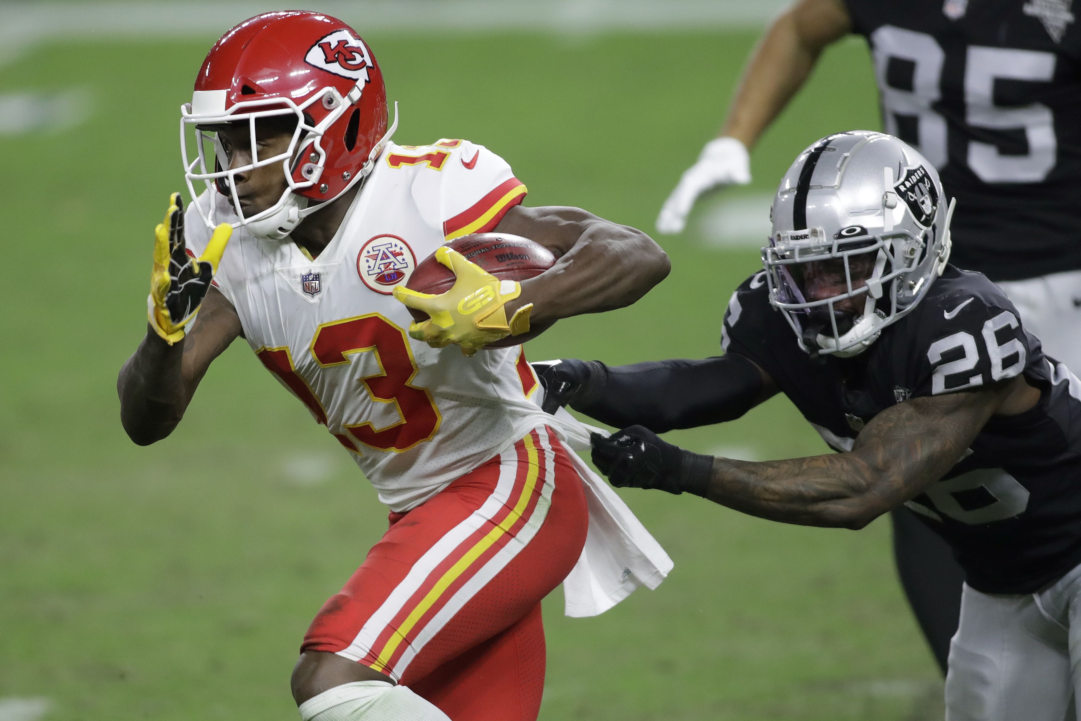 Injury thwarts homecoming of Chiefs receiver, Robinson alum Byron Pringle