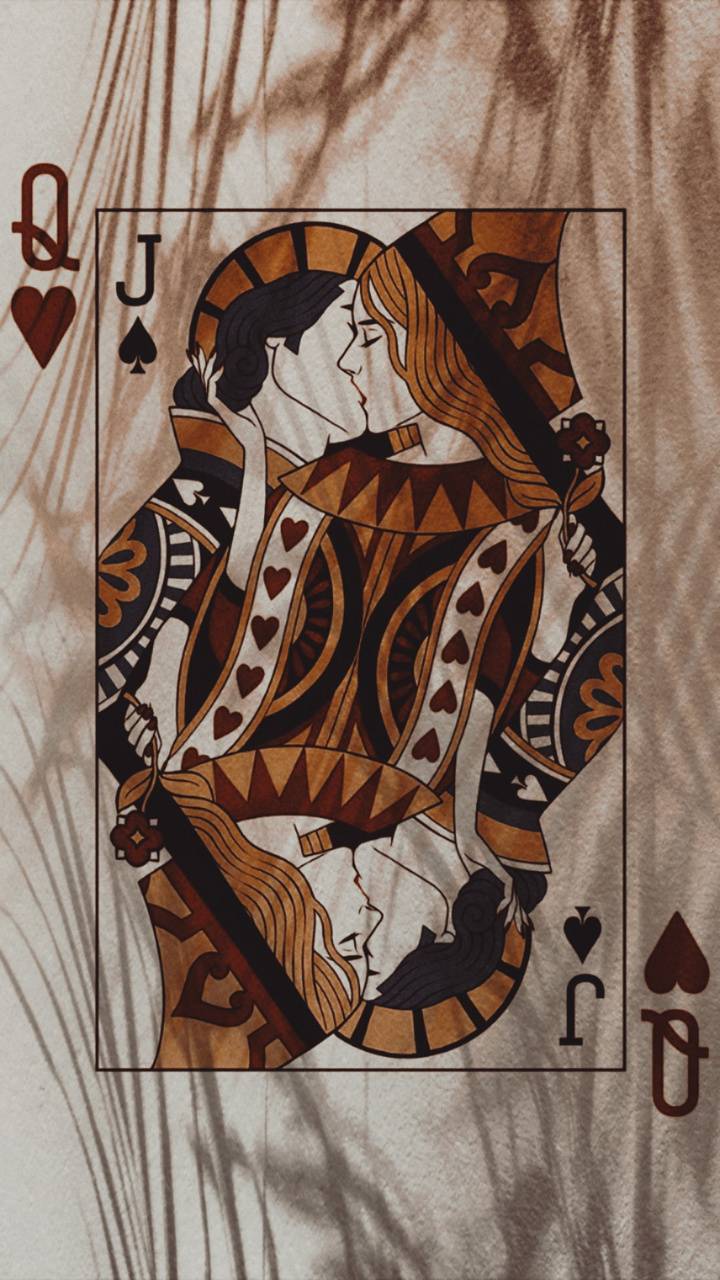 Queen of hearts wallpaper