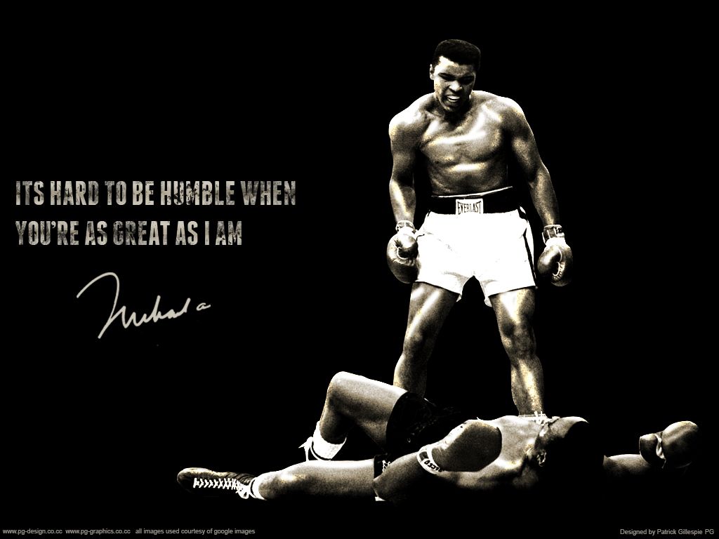Humble Muhammad Ali Quotes HD Wallpaper