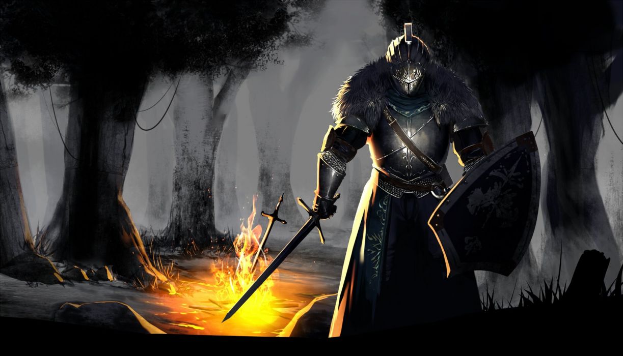 Armor dark souls fire hullabaloo sword tree weapon wallpaperx937