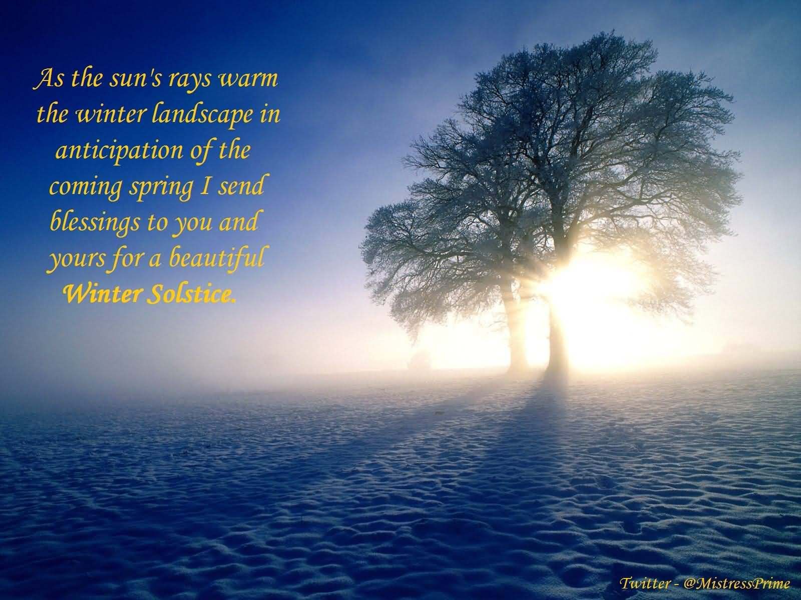Winter Solstice Greetings Picture. Winter landscape, Winter solstice, Solstice