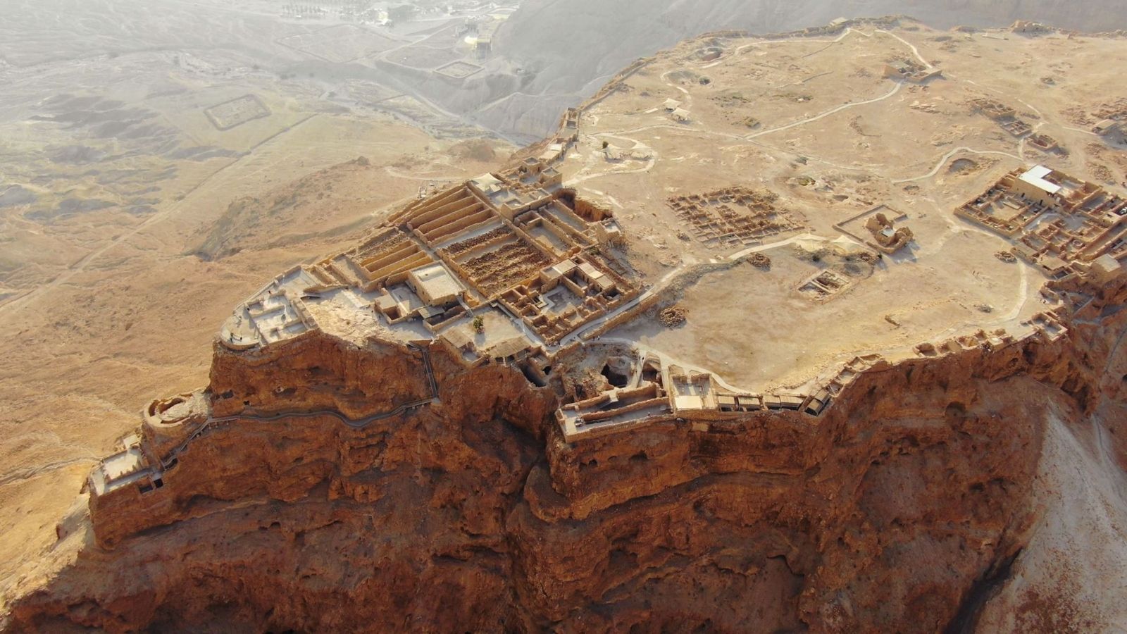 Hiking up to Masada at Sunrise - Bounding Over Our Steps