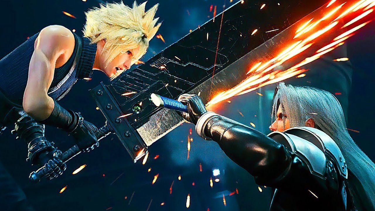 Final Fantasy 7 Remake All Sephiroth Encounters & Battles + Full Ending Boss Fight (2020) FF7 Remake