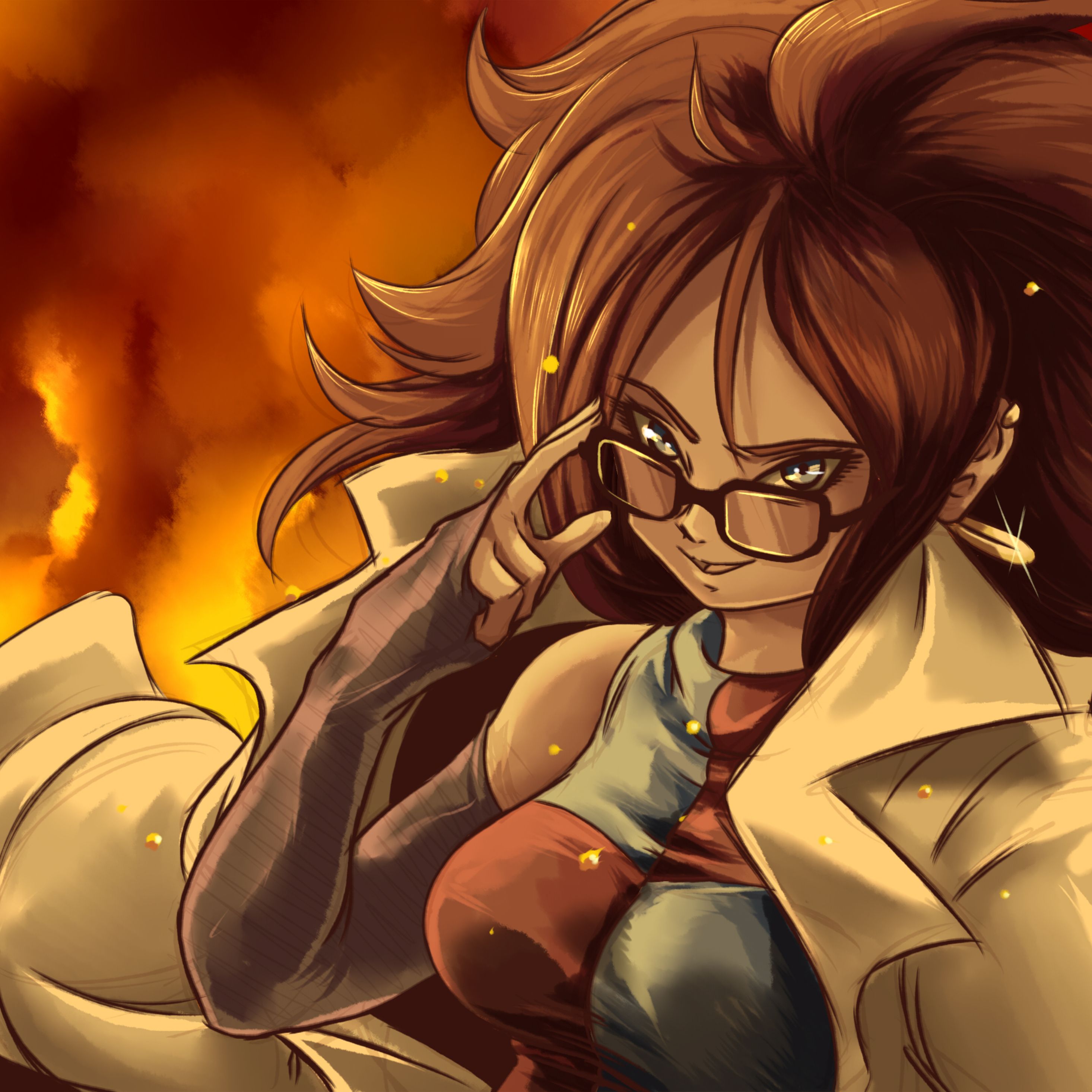 Android 21 Dragon Ball Fighterz iPad Pro Retina Display HD 4k Wallpaper, Image, Background, Photo and Picture