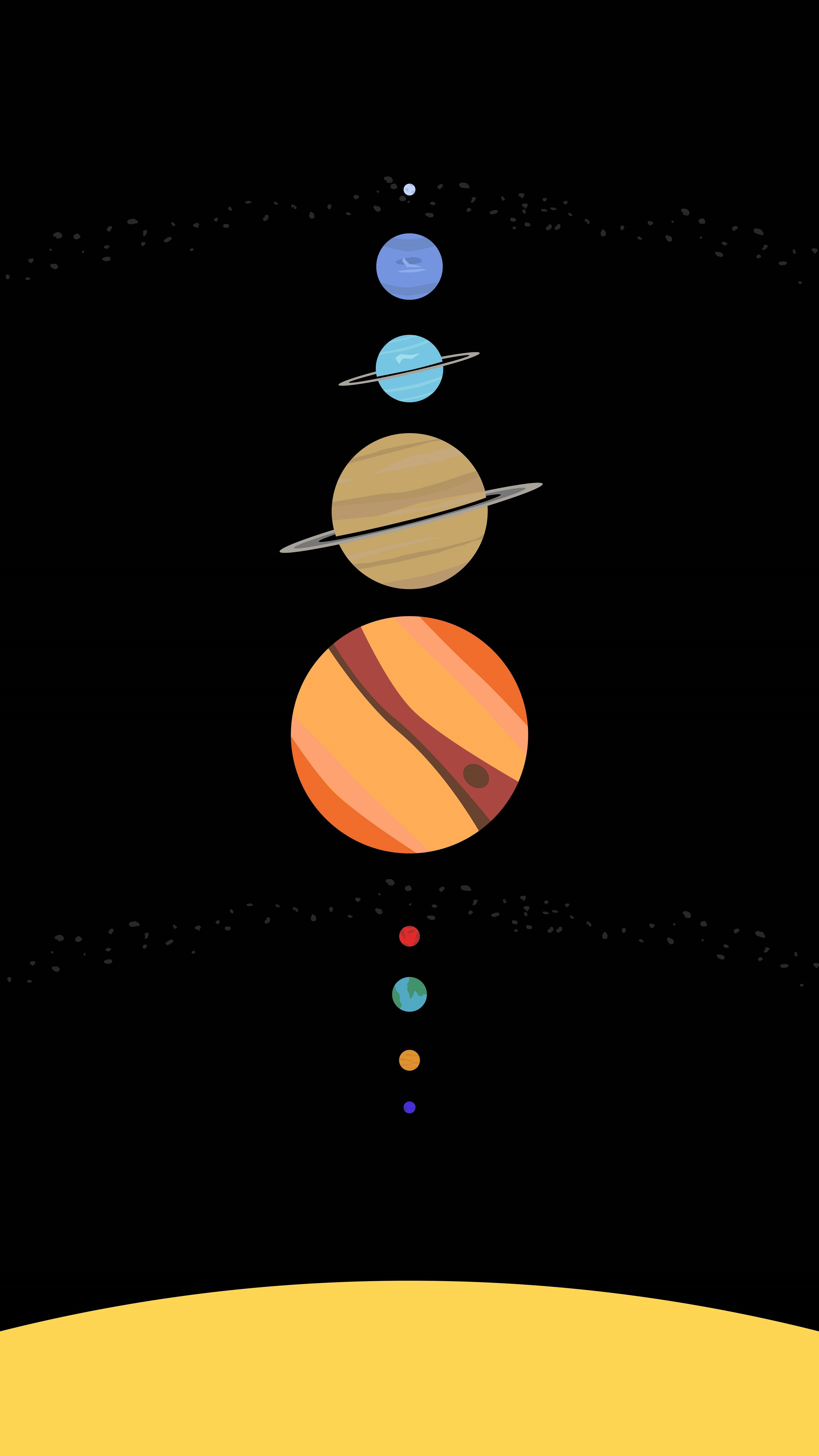 iPhone Wallpaper Minimalist Space