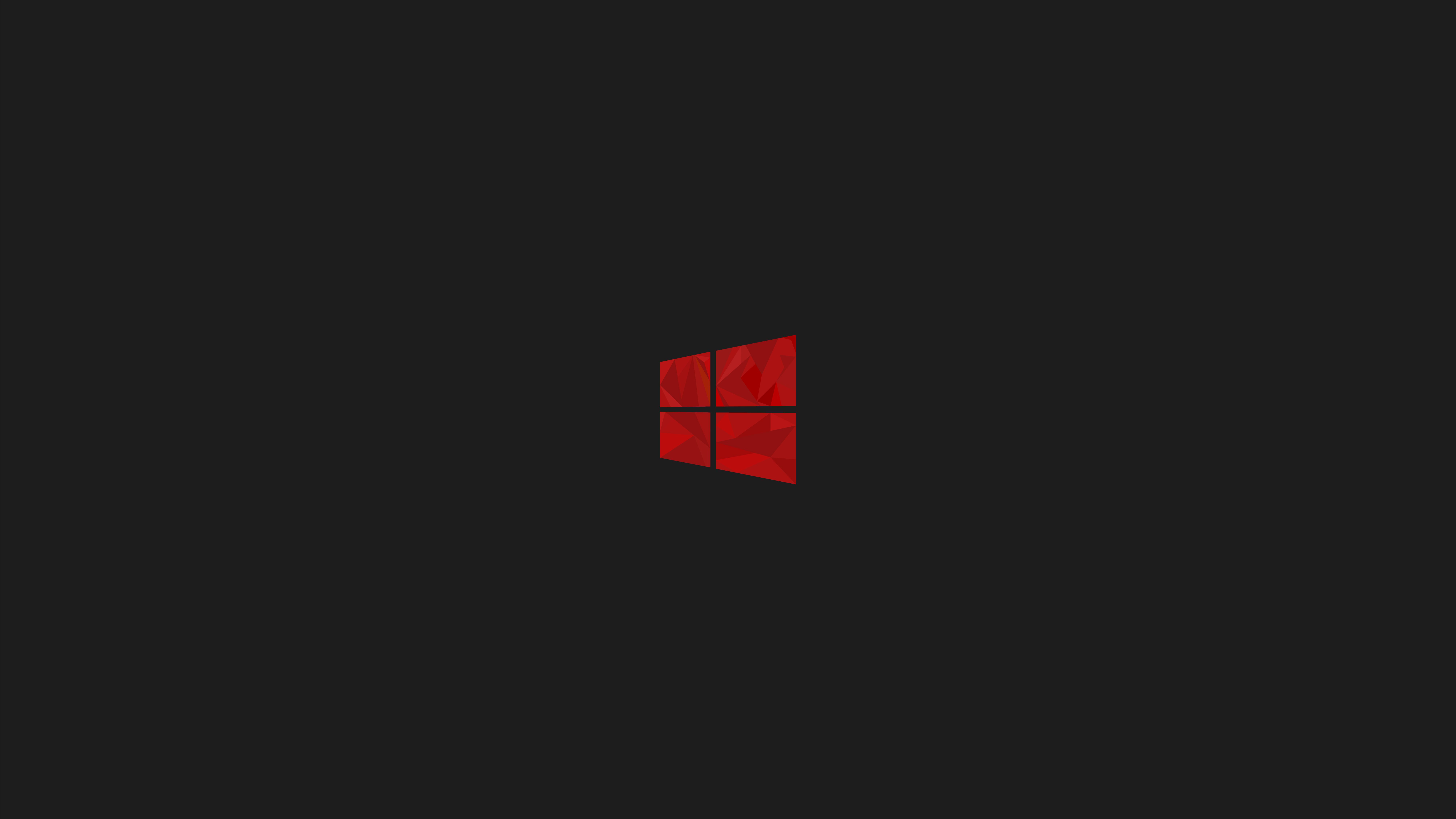 Windows 10 Red Minimal Simple Logo 8k .hdqwalls.com
