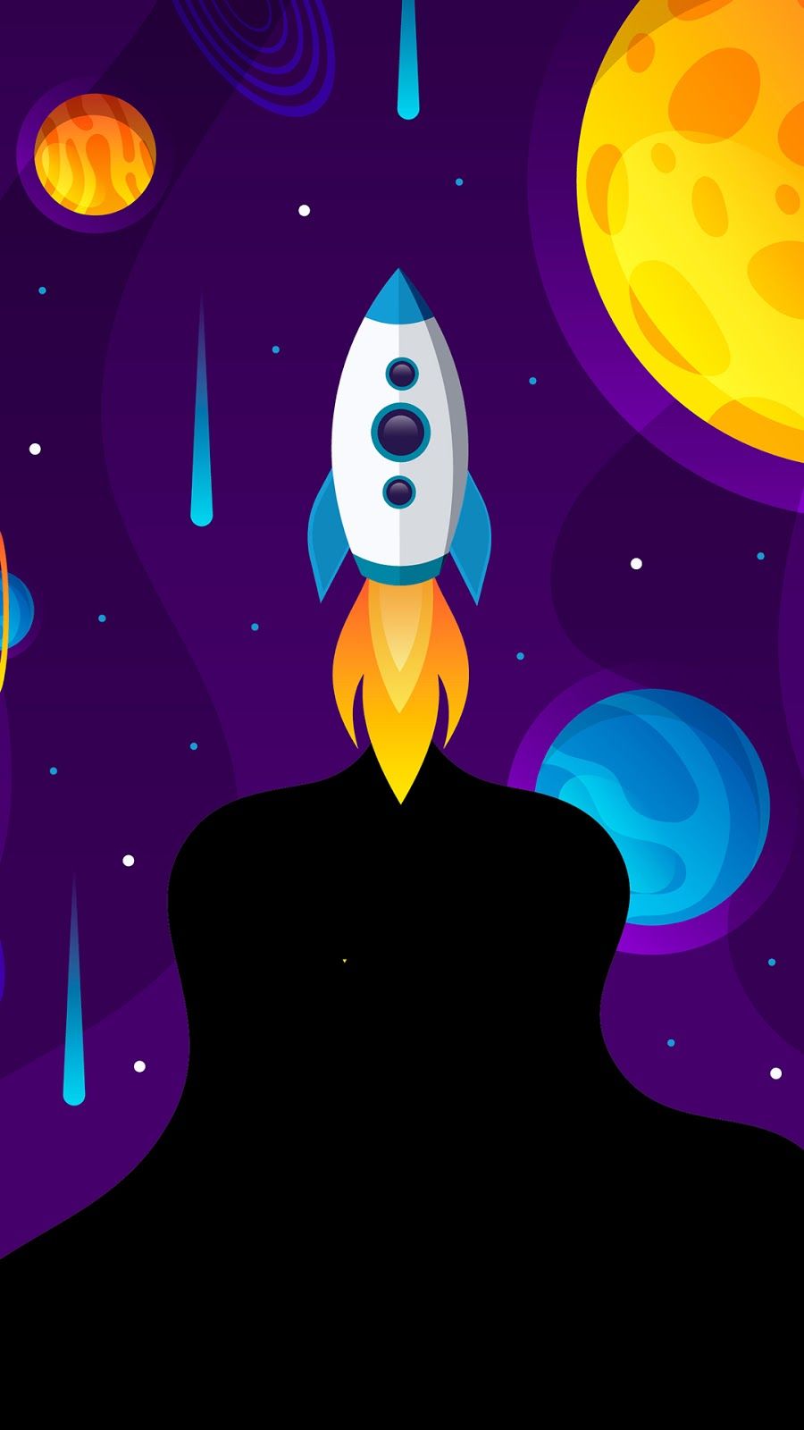 Minimal space phone wallpaper. Space iphone wallpaper, Space phone wallpaper, Cool wallpaper