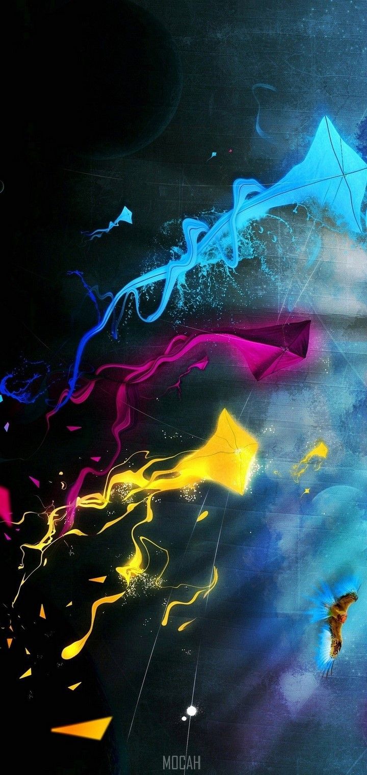 Graphic Design, Design, Electric Blue, Graphics, Illustration, Xiaomi Redmi Y1 Lite wallpaper hd, 720x1280