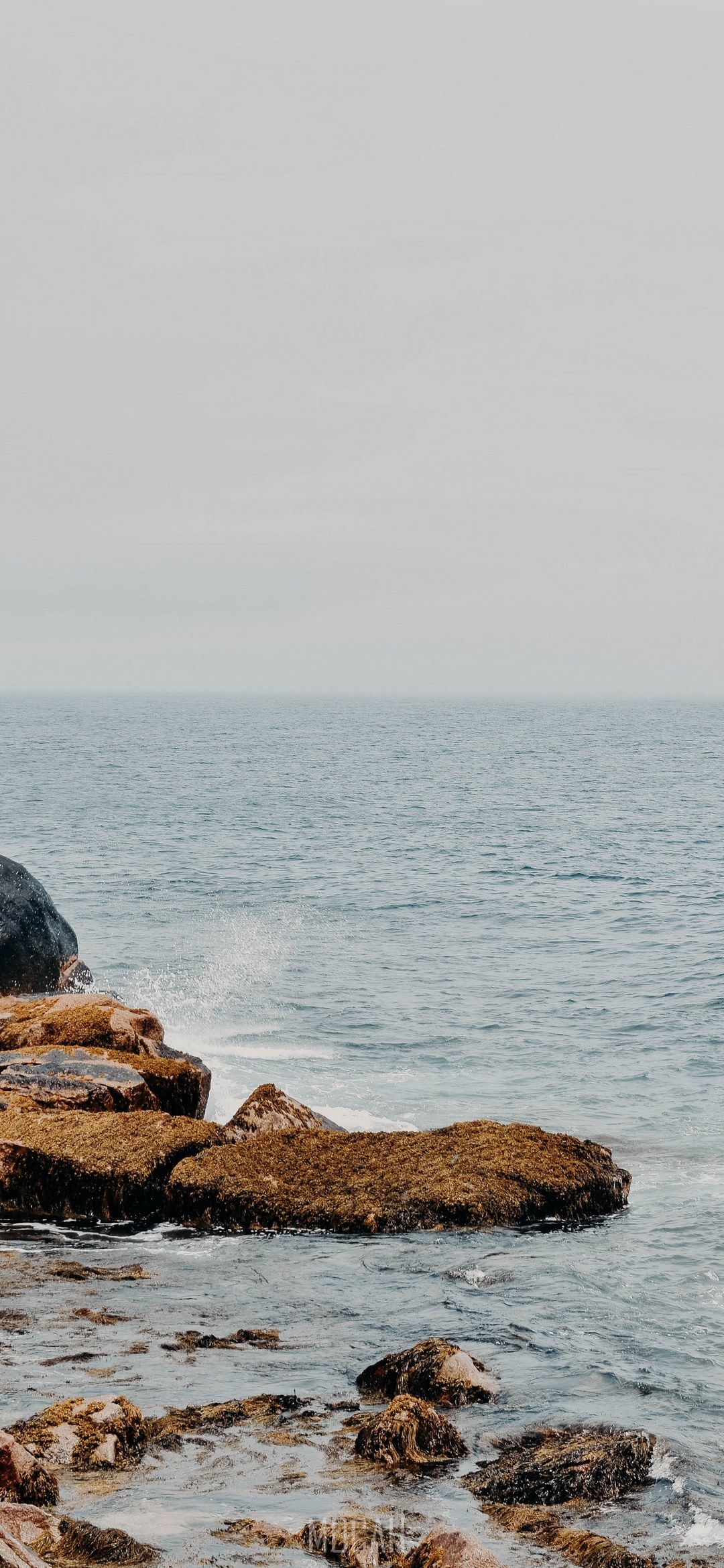 rocks wave splash and water hd, Xiaomi Mi Note 10 Lite wallpaper 1080p, 1080x2340 HD Wallpaper