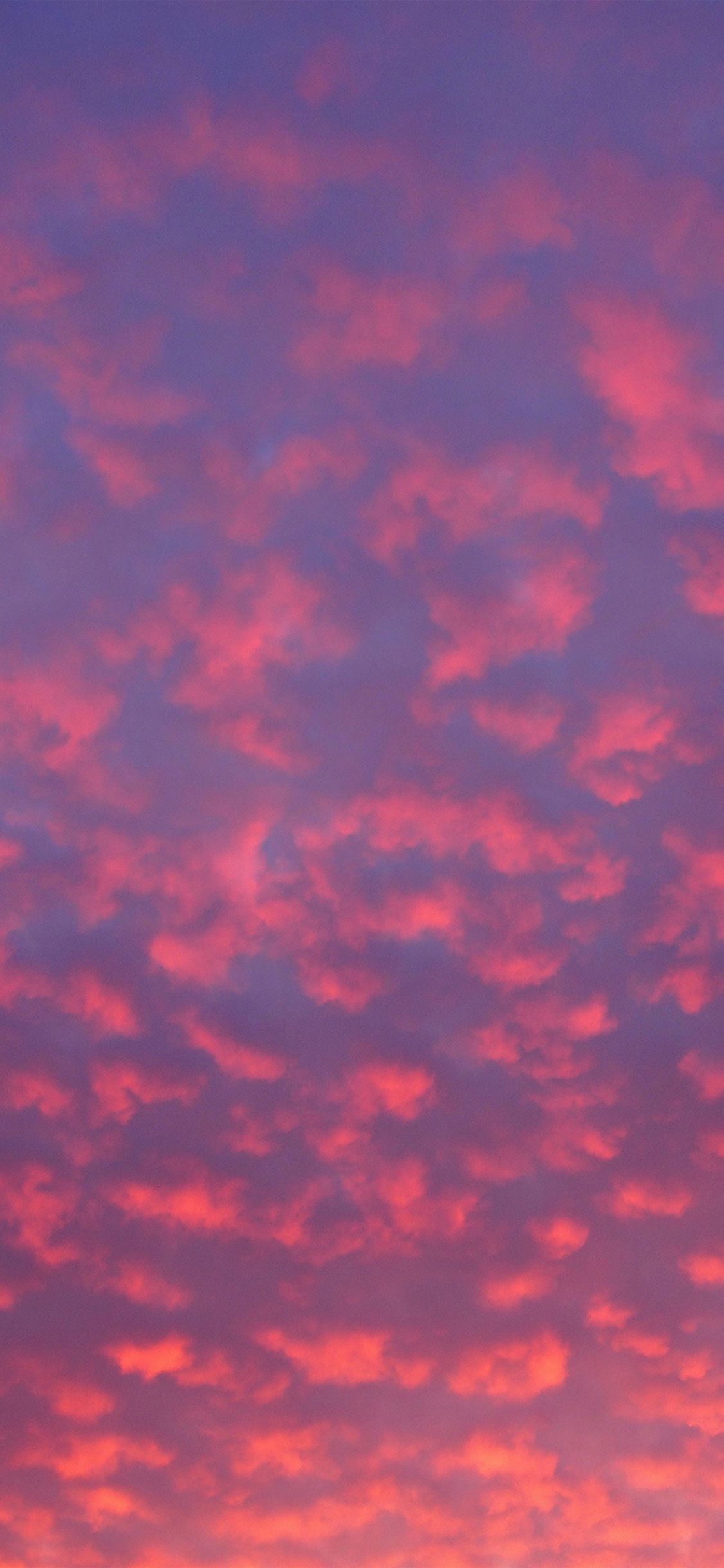 Cloud Sky Sunset Pattern Red Wallpaper