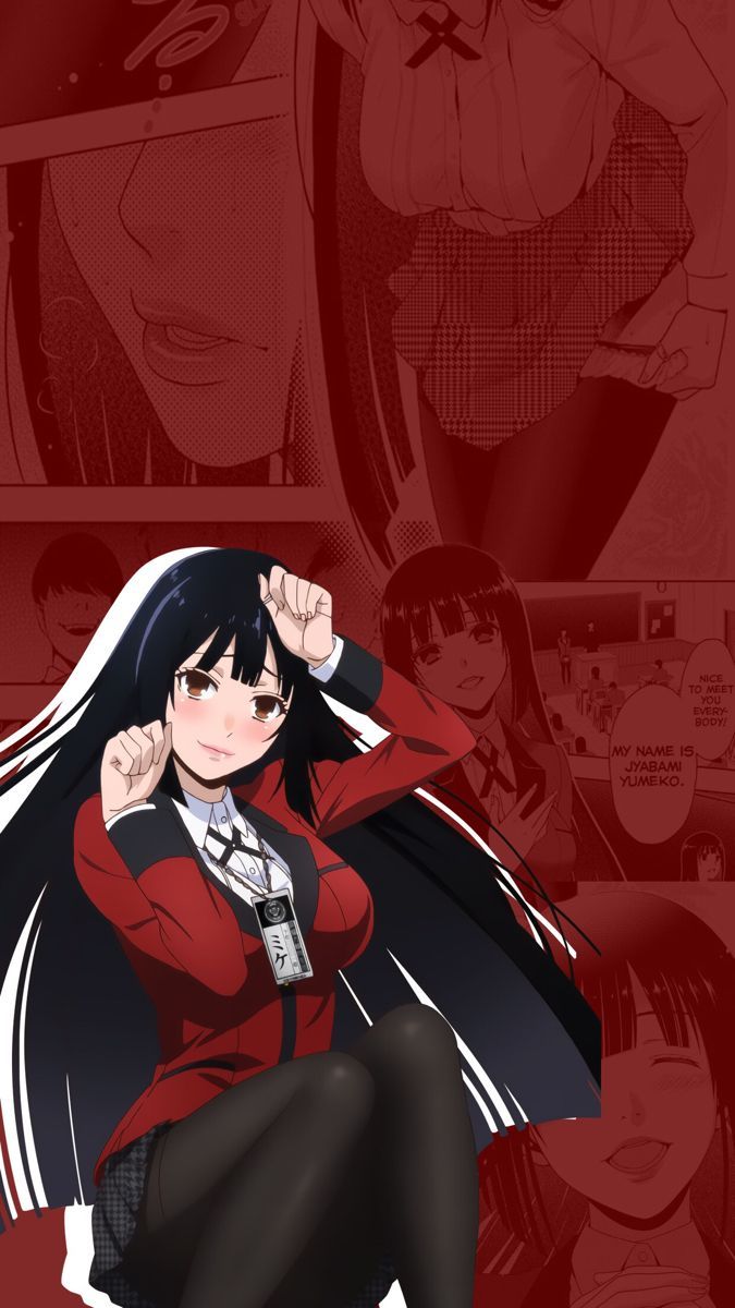 Yumeko Jabami Aesthetic Wallpaper. Cute anime wallpaper, Anime wallpaper, Kakegurui wallpaper