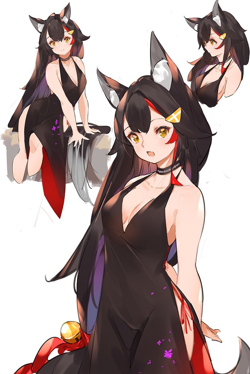 Elegant Ookami Mio. Anime wolf girl, Anime furry, Kawaii anime