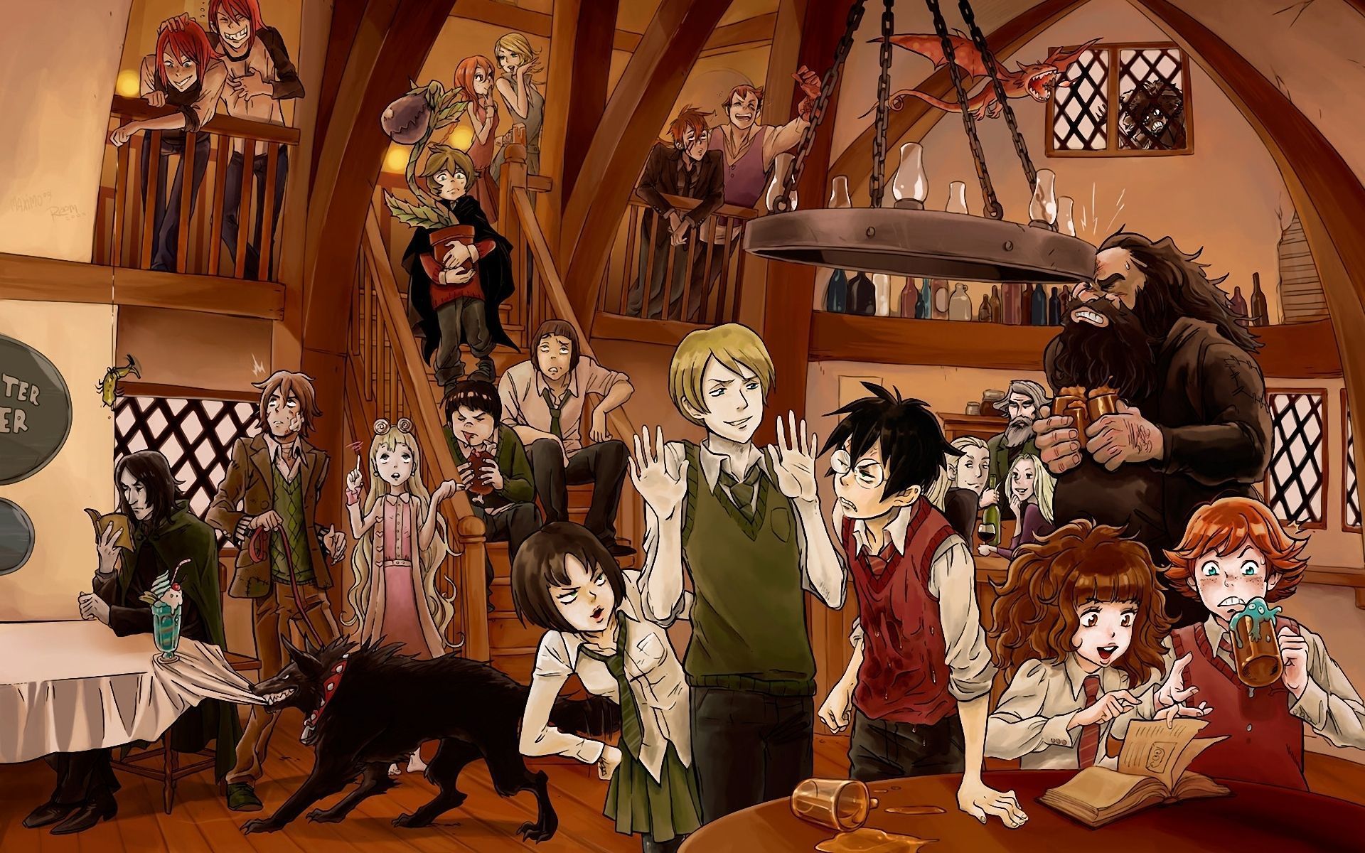 Harry Potter Manga Wallpaper