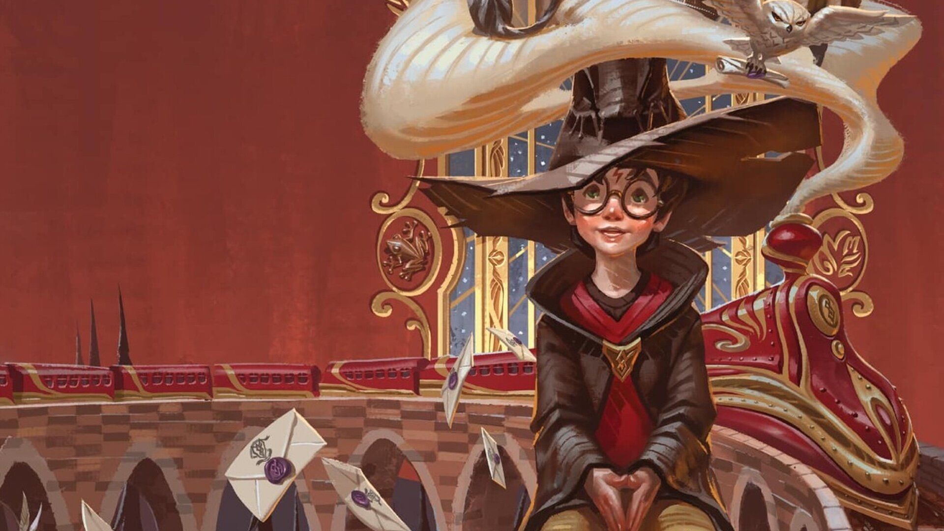Beautiful New Book Cover Art for the HARRY POTTER Series Created for the 20th Anniversary