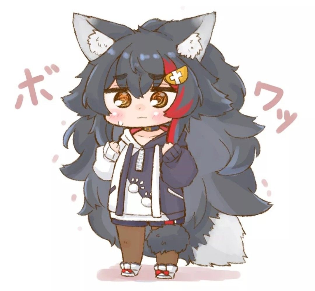 Ookami Mio. Anime character design, Anime wolf girl, Anime