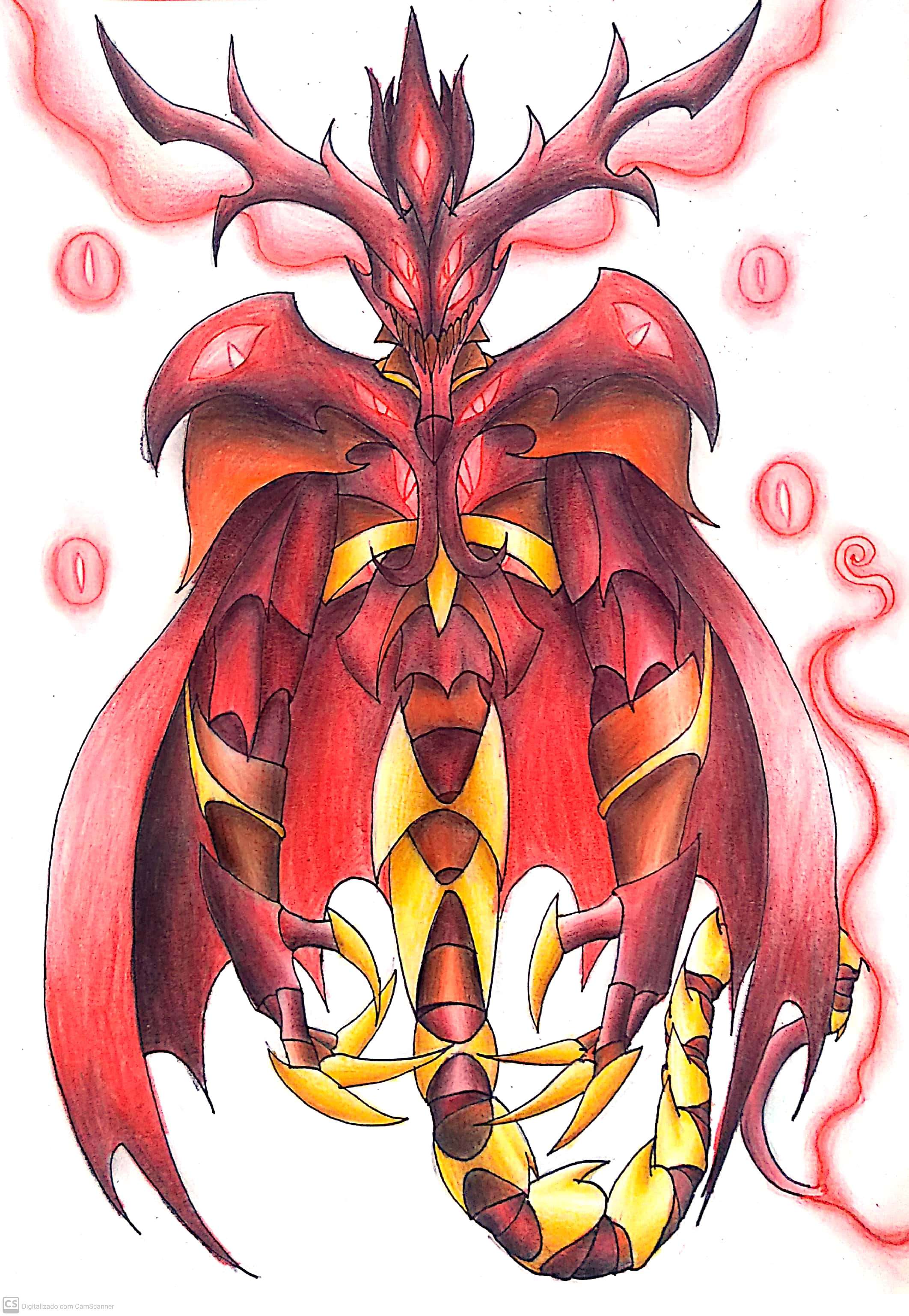 I know, the Scarlet King probably is anywhere between just a concept and being completely incomprehensible, but i did an artwork of it anyway