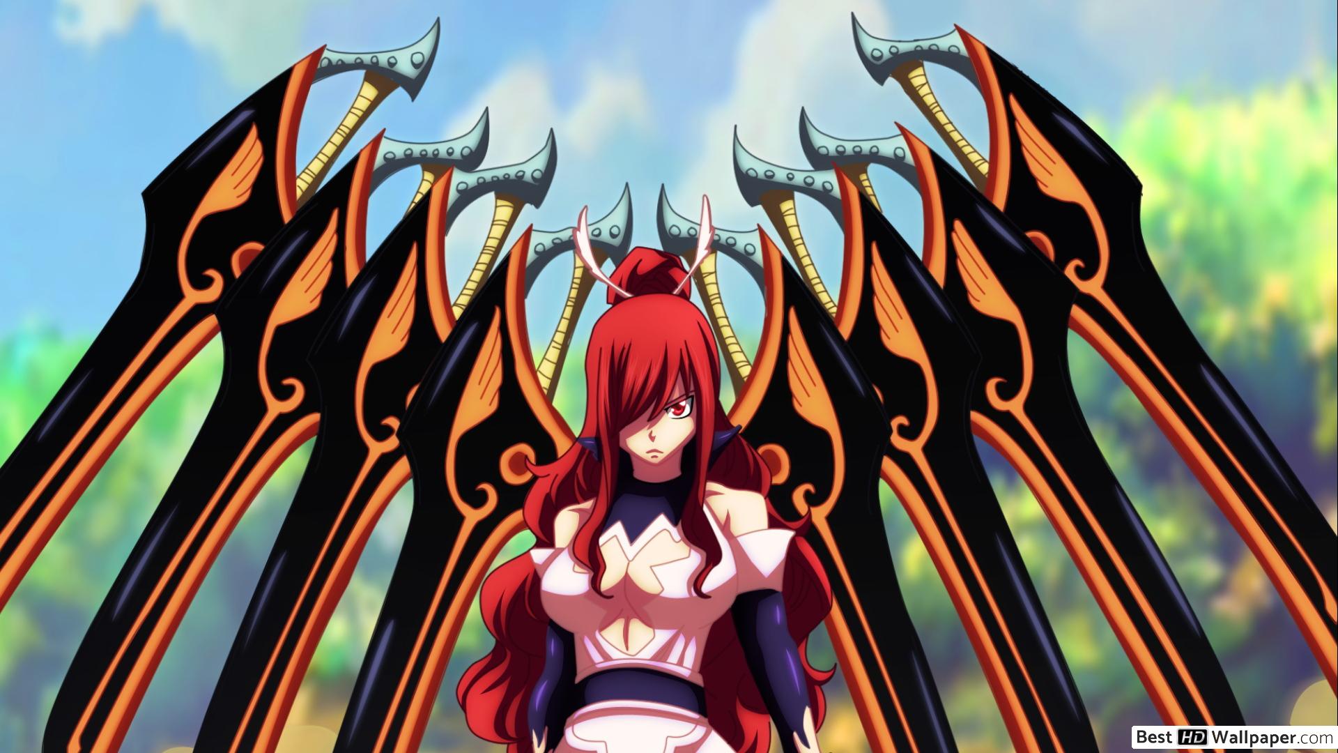 Erza Scarlet Ataraxia Armor HD wallpaper download