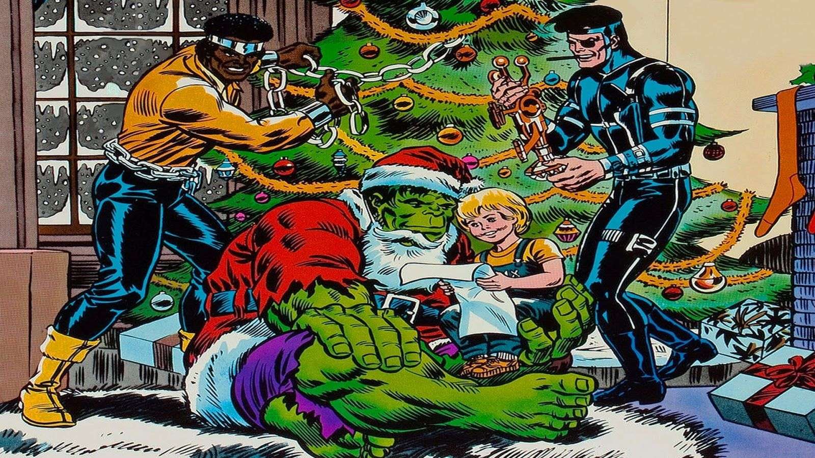Merry Christmas Marvel Christmas Wallpaper