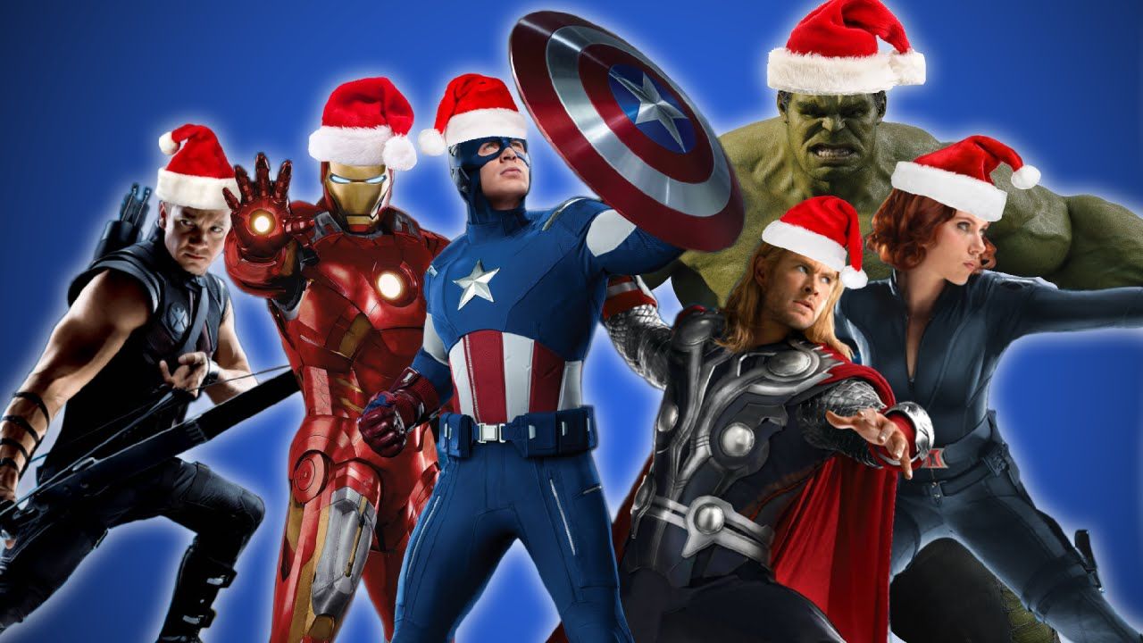 Merry Christmas Marvel Christmas Wallpaper