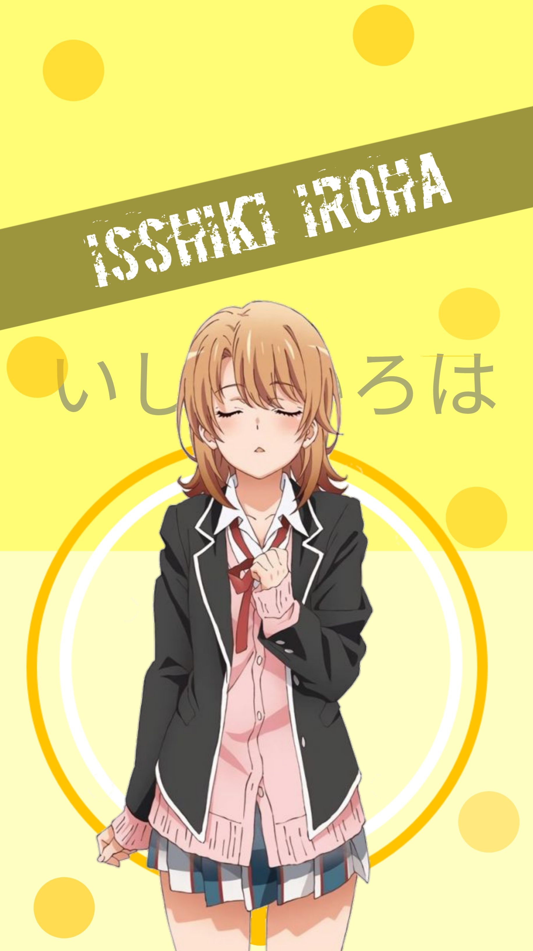 wallpaper isshiki iroha. Anime character names, Iroha, Anime