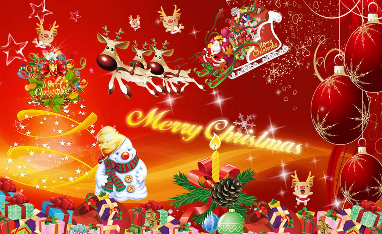 Merry Christmas Wallpaper Widescreen Android