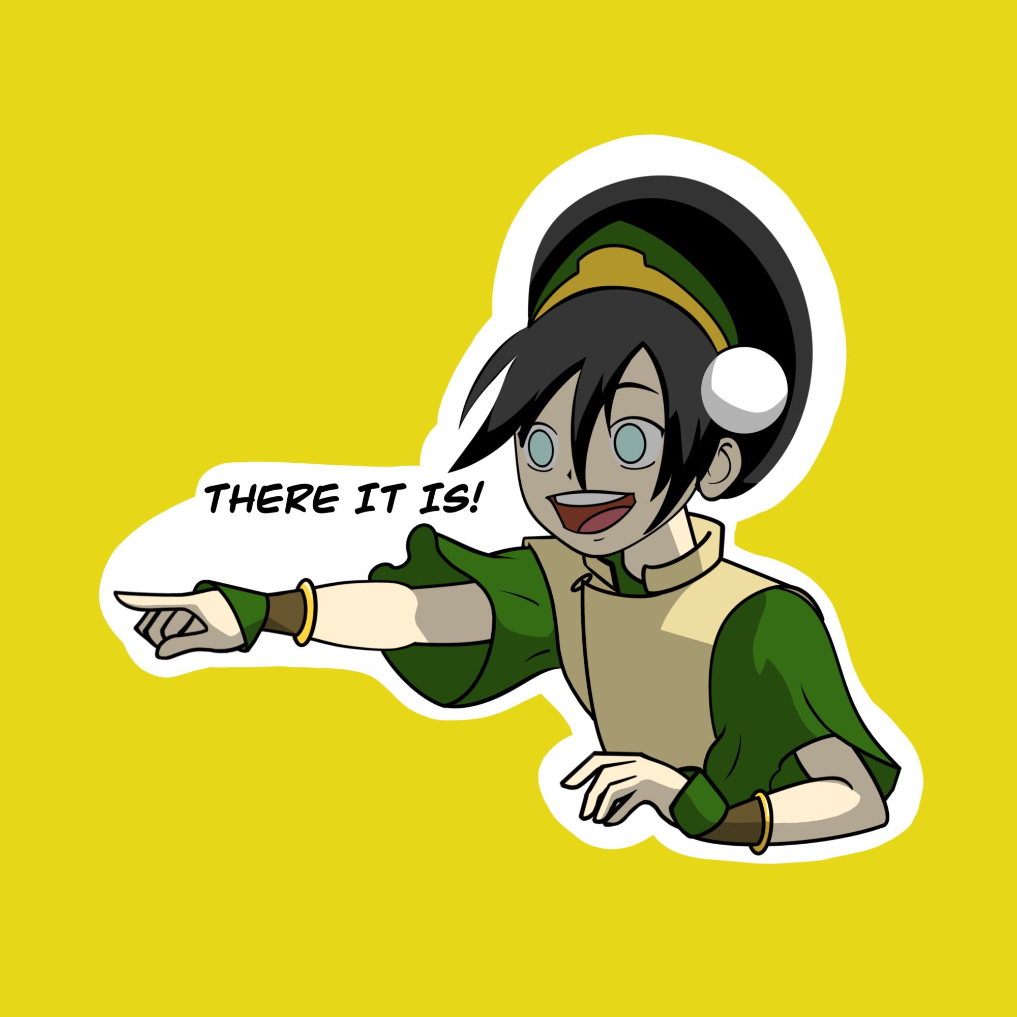 There it is sticker. Etsy. Avatar the last airbender art, Avatar legend of aang, Avatar